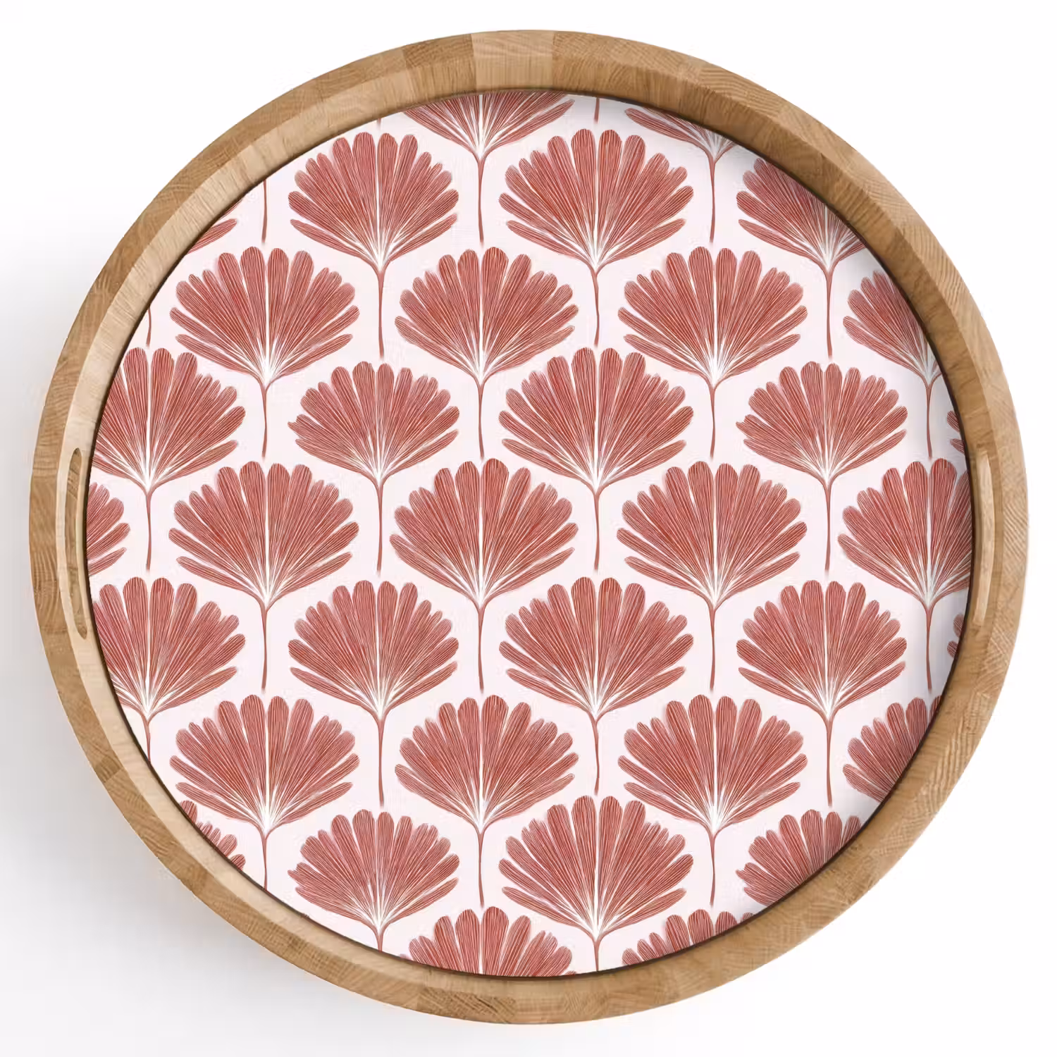 Waaier - Motief - Terra Dienblad Rond middel 914 -z3d_shopping
