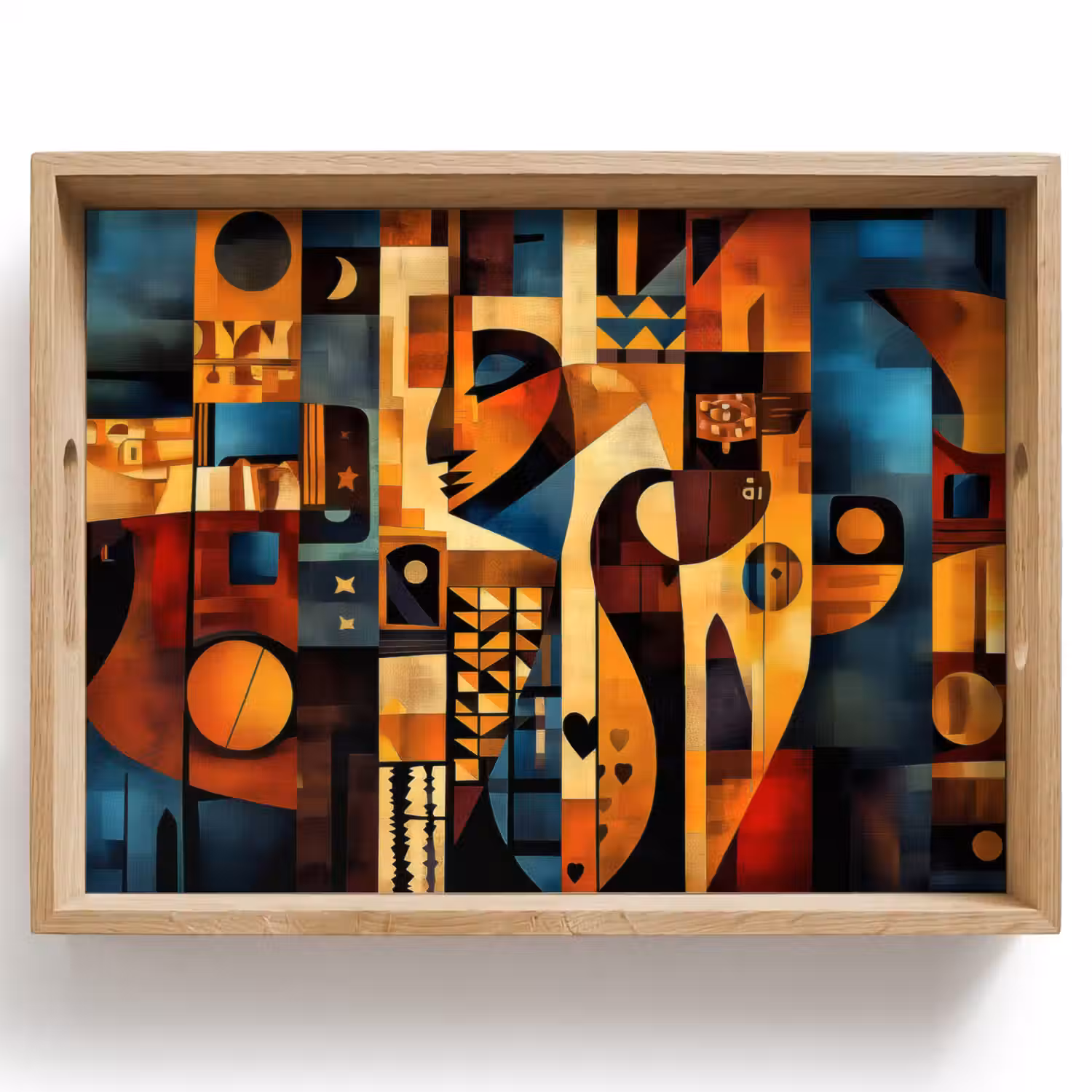 Figuren - Abstract - Symbolen Dienblad Rechthoek middel -z3d_shopping