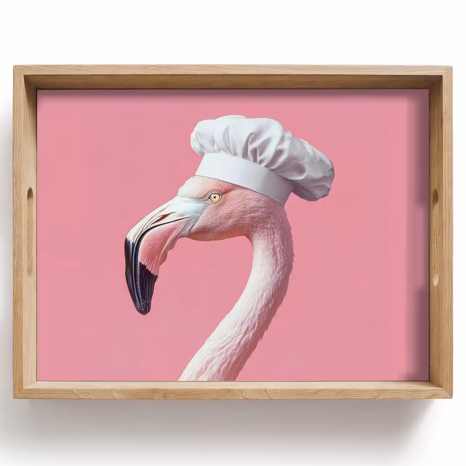 Flamingo - Roze - Koksmuts - Vogel Dienblad Rechthoek middel -z3d_shopping
