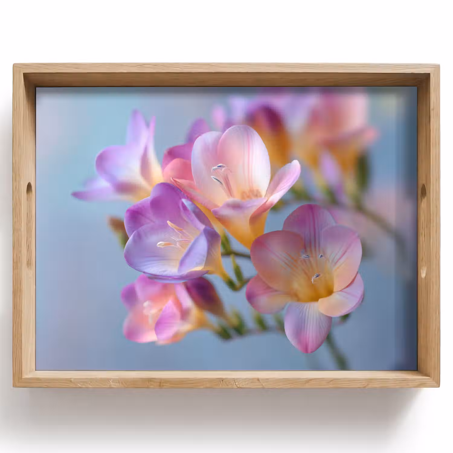 Bloemen - Paars - Overloop - Meeldraden Dienblad Rechthoek middel -z3d_shopping