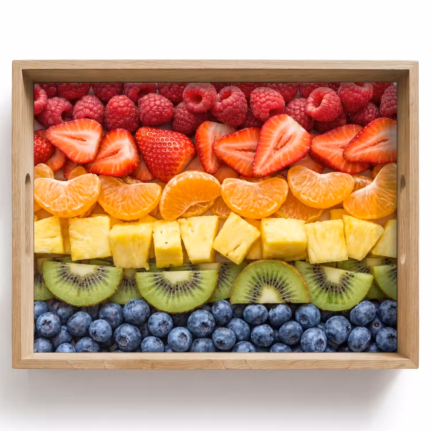 Fruit - Regenboog - Gezond - Kleurrijk Dienblad Rechthoek middel -z3d_shopping