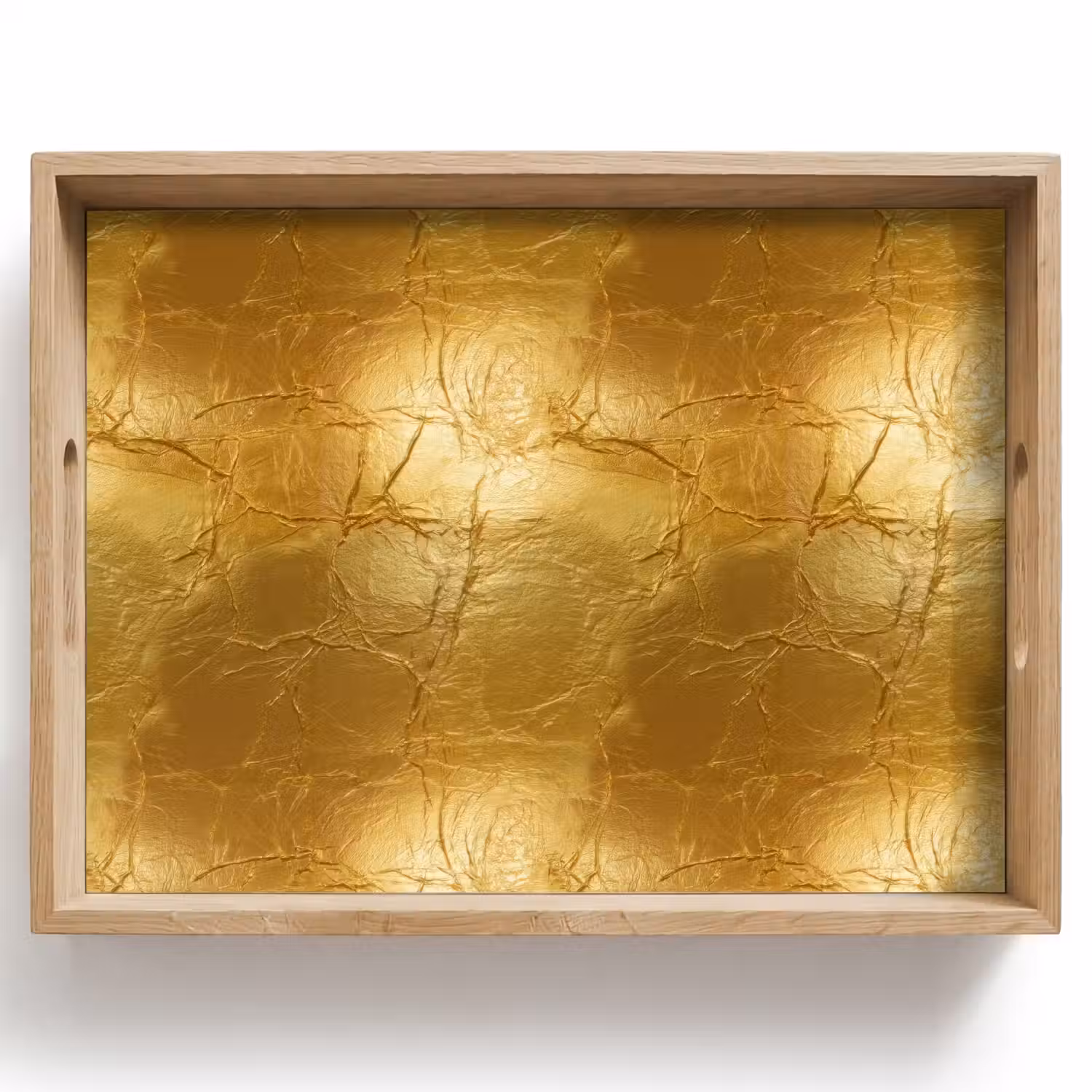 Bladgoud - Vintage - Textuur - Warm Goud Dienblad Rechthoek middel 911 -z3d_shopping