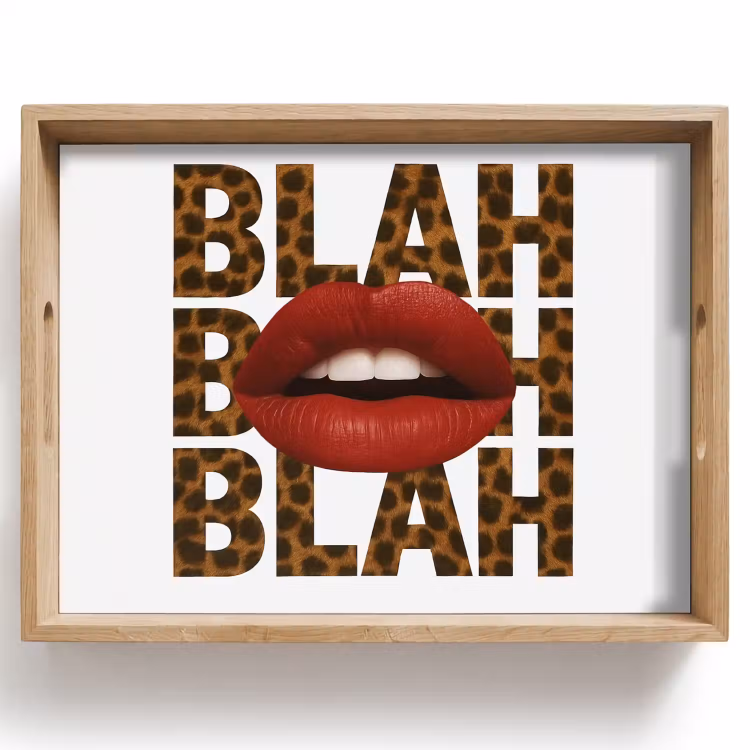 Lip - Rood - Quote Dienblad Rechthoek middel -z3d_shopping