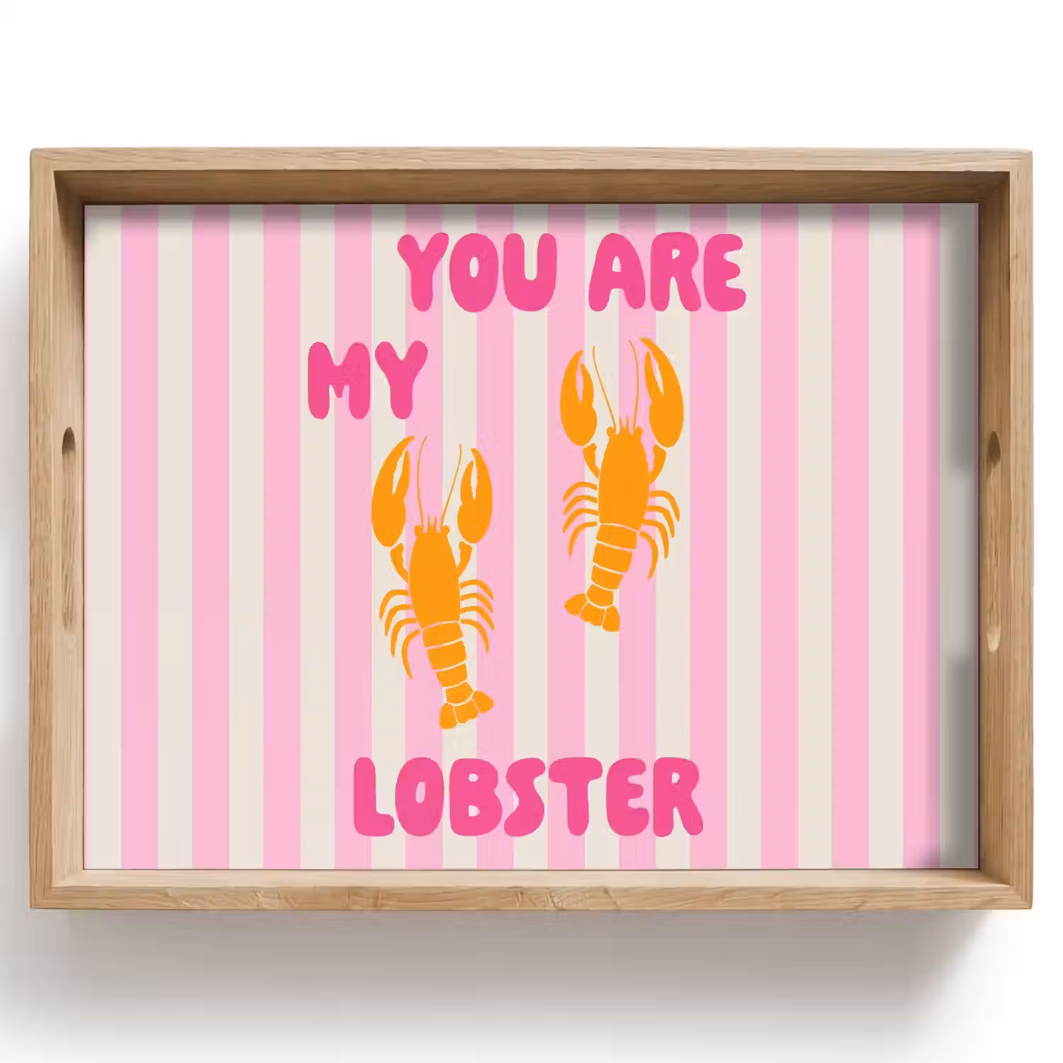 Lobster - Love - Valentijn Dienblad Rechthoek middel -z3d_shopping