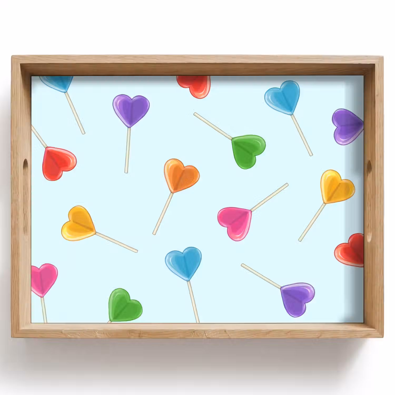 Lolly - Regenboog - Snoep Dienblad Rechthoek middel -z3d_shopping