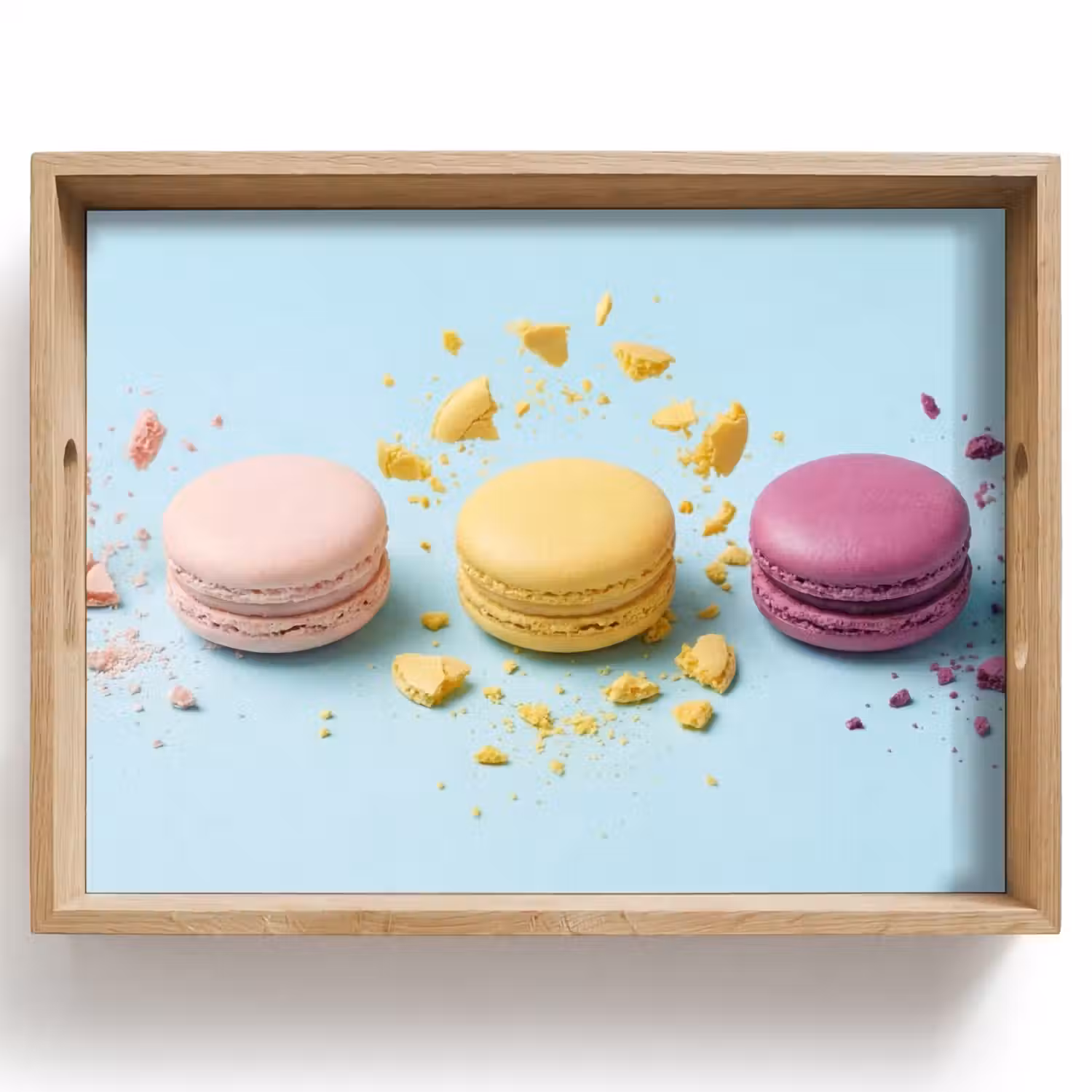 Macarons - Kleurrijk - Pastel Dienblad Rechthoek middel -z3d_shopping