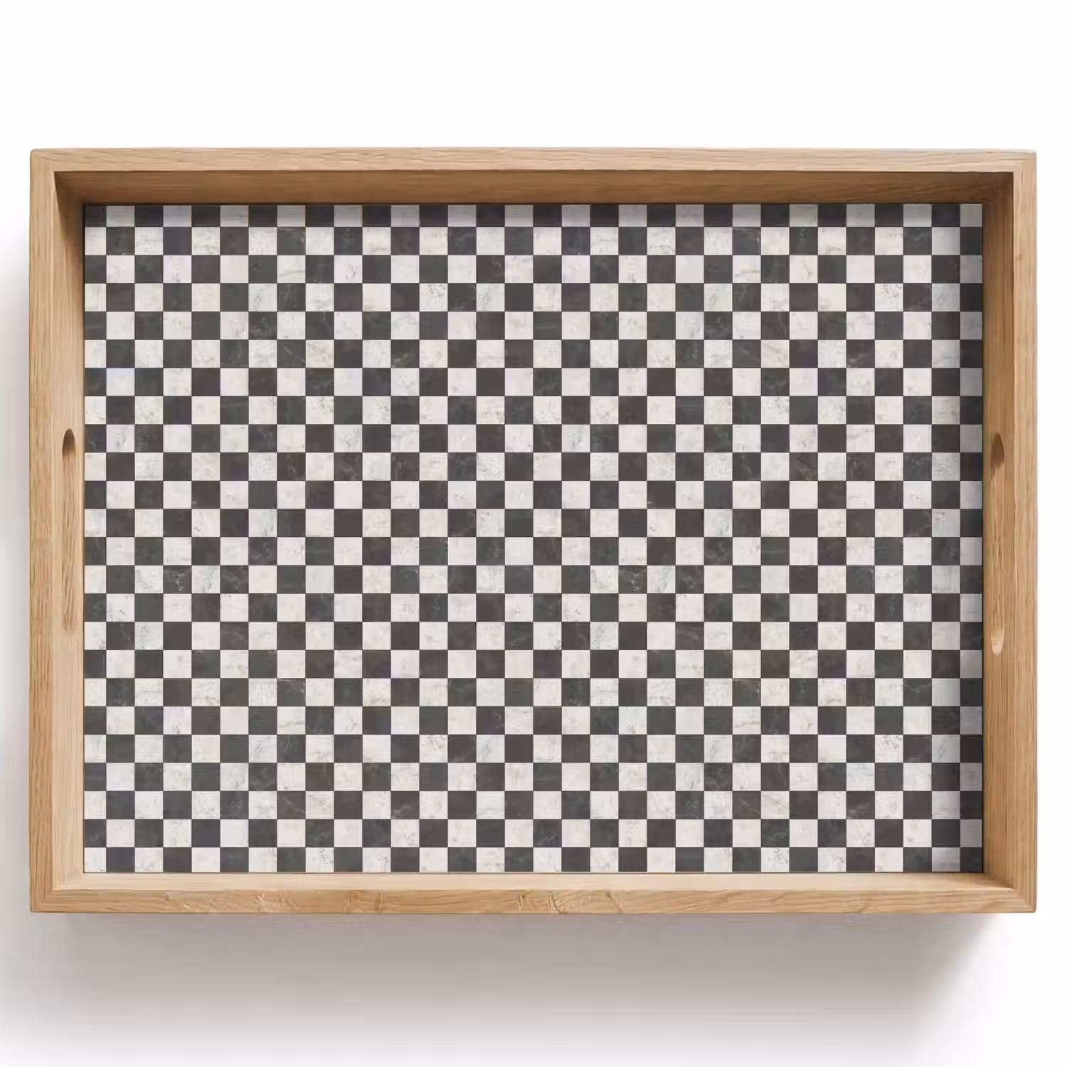 Marmer - Patroon - Grijs Dienblad Rechthoek middel 911 -z3d_shopping