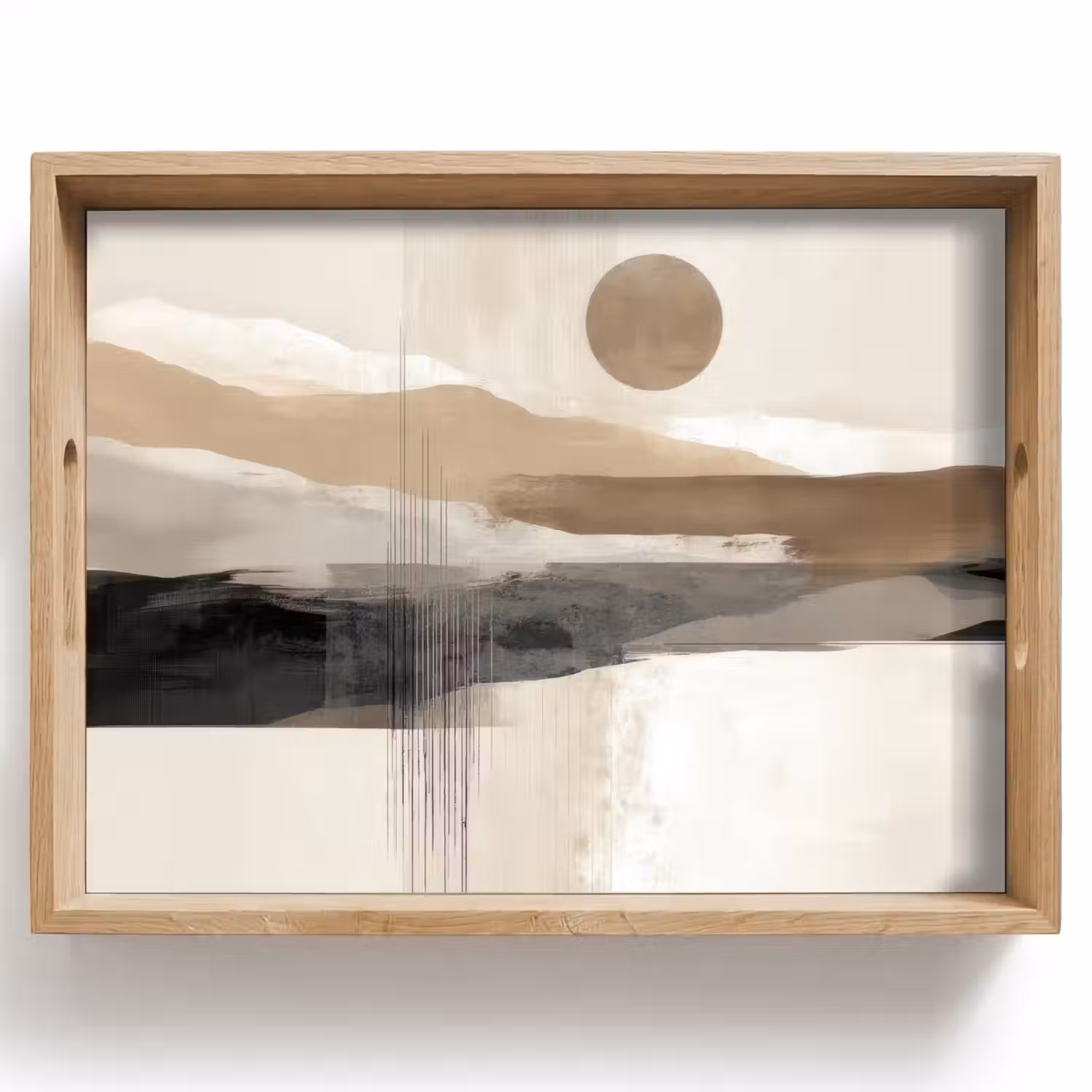 Minimalistisch - Landschap - Dimensie Dienblad Rechthoek middel -z3d_shopping