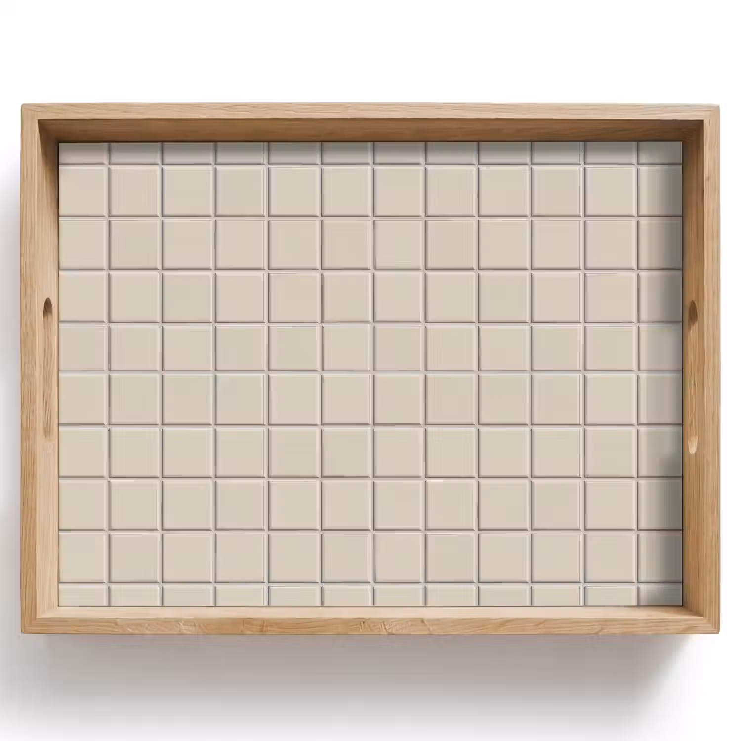 Patroon - Tegels - Taupe Dienblad Rechthoek middel 911 -z3d_shopping