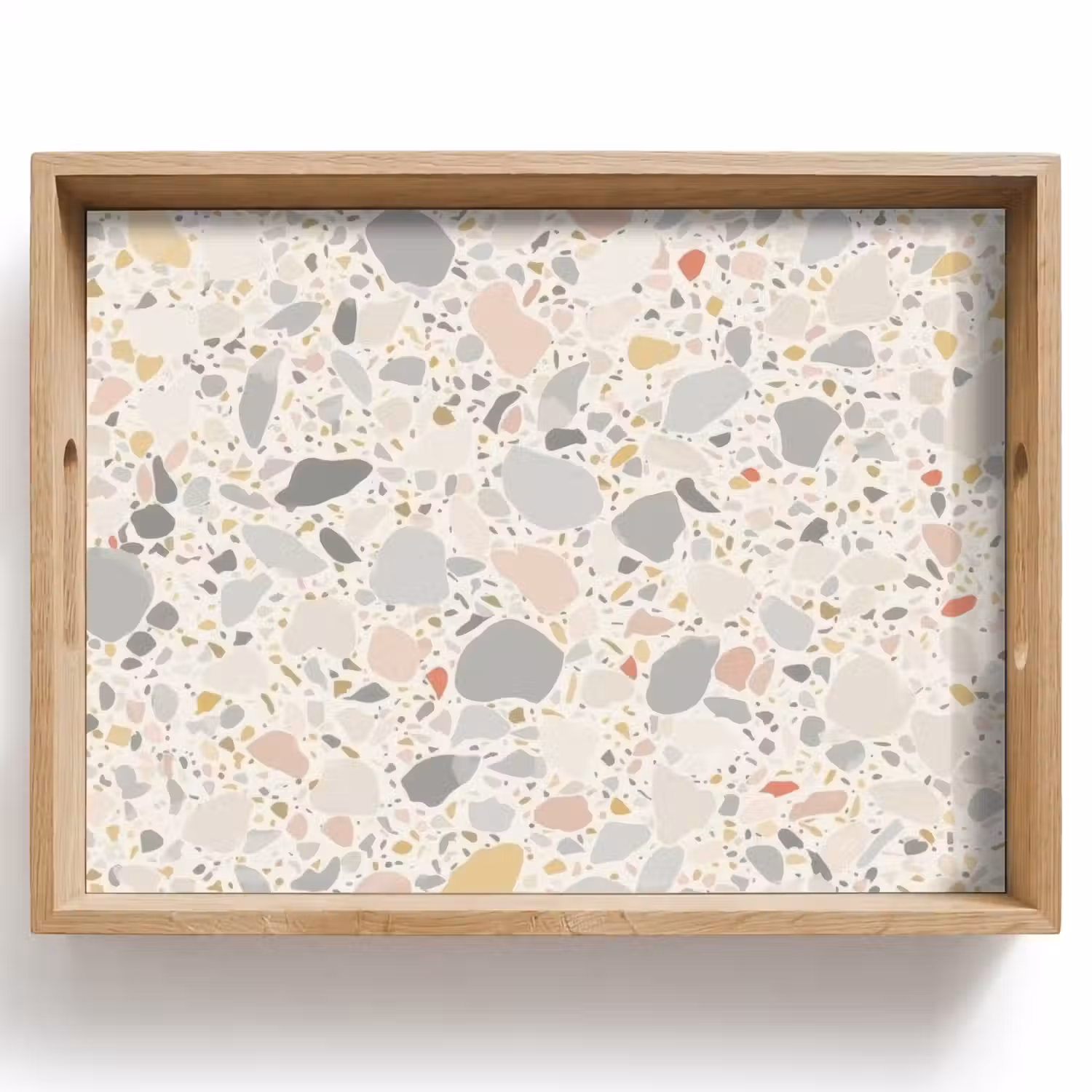 Patronen - Licht - Terrazzo - Decoratie Dienblad Rechthoek middel -z3d_shopping