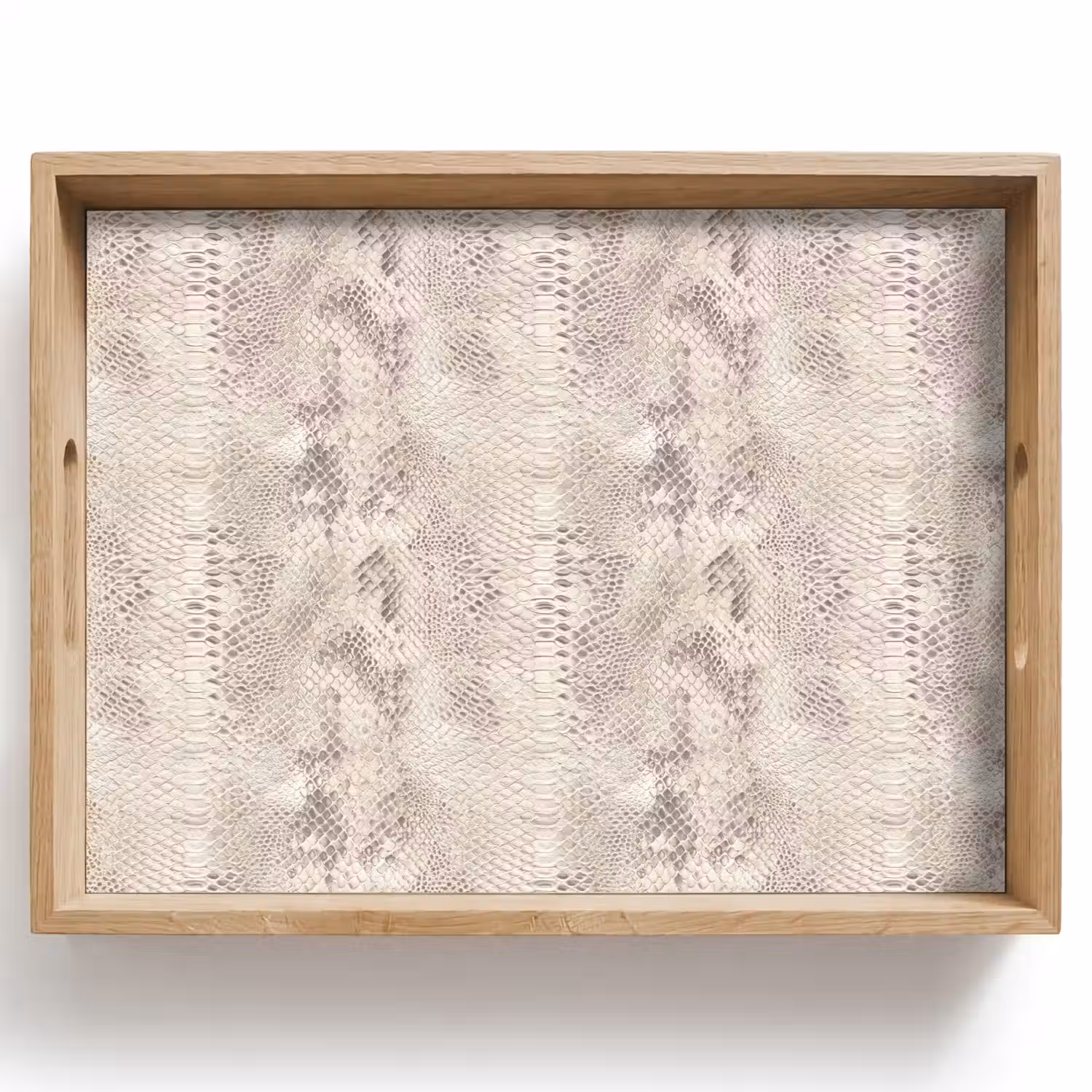 Slang - Patroon - Beige Dienblad Rechthoek middel 911 -z3d_shopping
