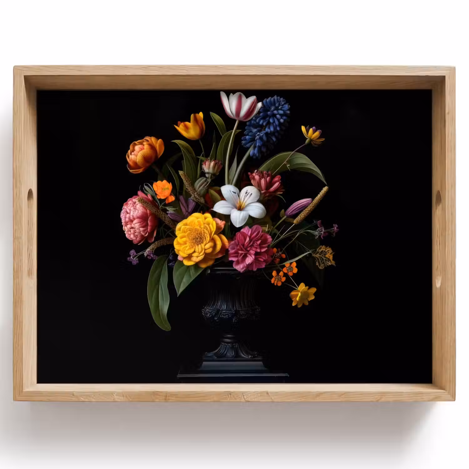 Lente - Bloemen - Klassiek - Vaas Dienblad Rechthoek middel -z3d_shopping