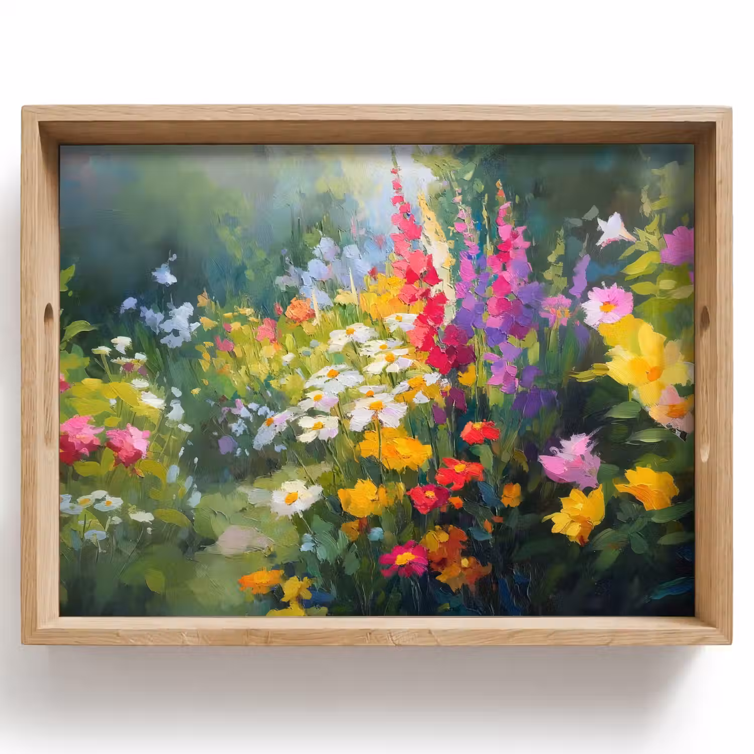 Zomertuin - Sfeervol - Bloemen Dienblad Rechthoek middel -z3d_shopping