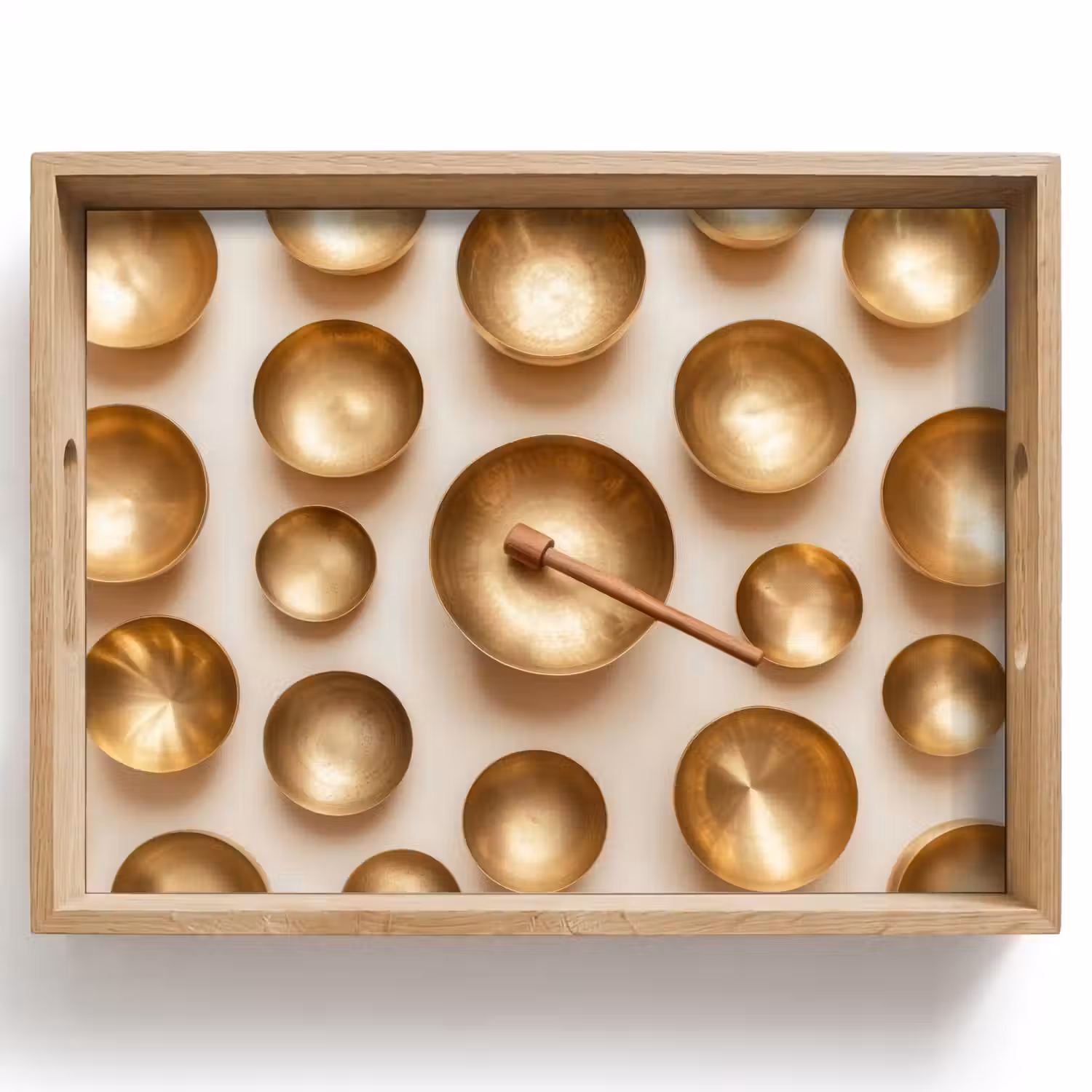 Symmetrisch - Goud - Brons - Balans Dienblad Rechthoek middel -z3d_shopping