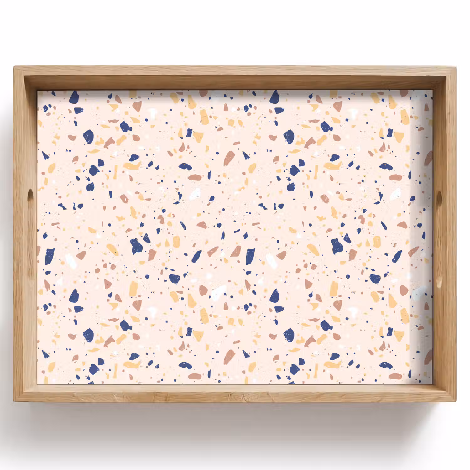 Terrazzo - Patroon - Kleurrijk - Indigo Dienblad Rechthoek middel 911 -z3d_shopping