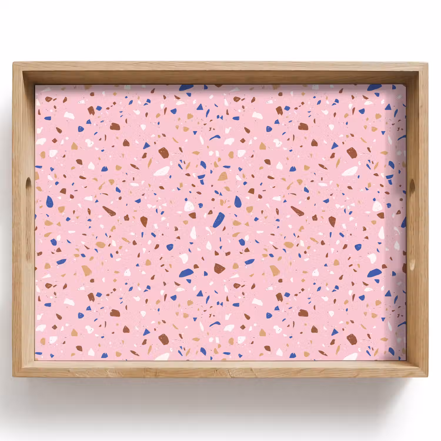 Terrazzo - Patroon - Kleurrijk - Roze Dienblad Rechthoek middel 911 -z3d_shopping