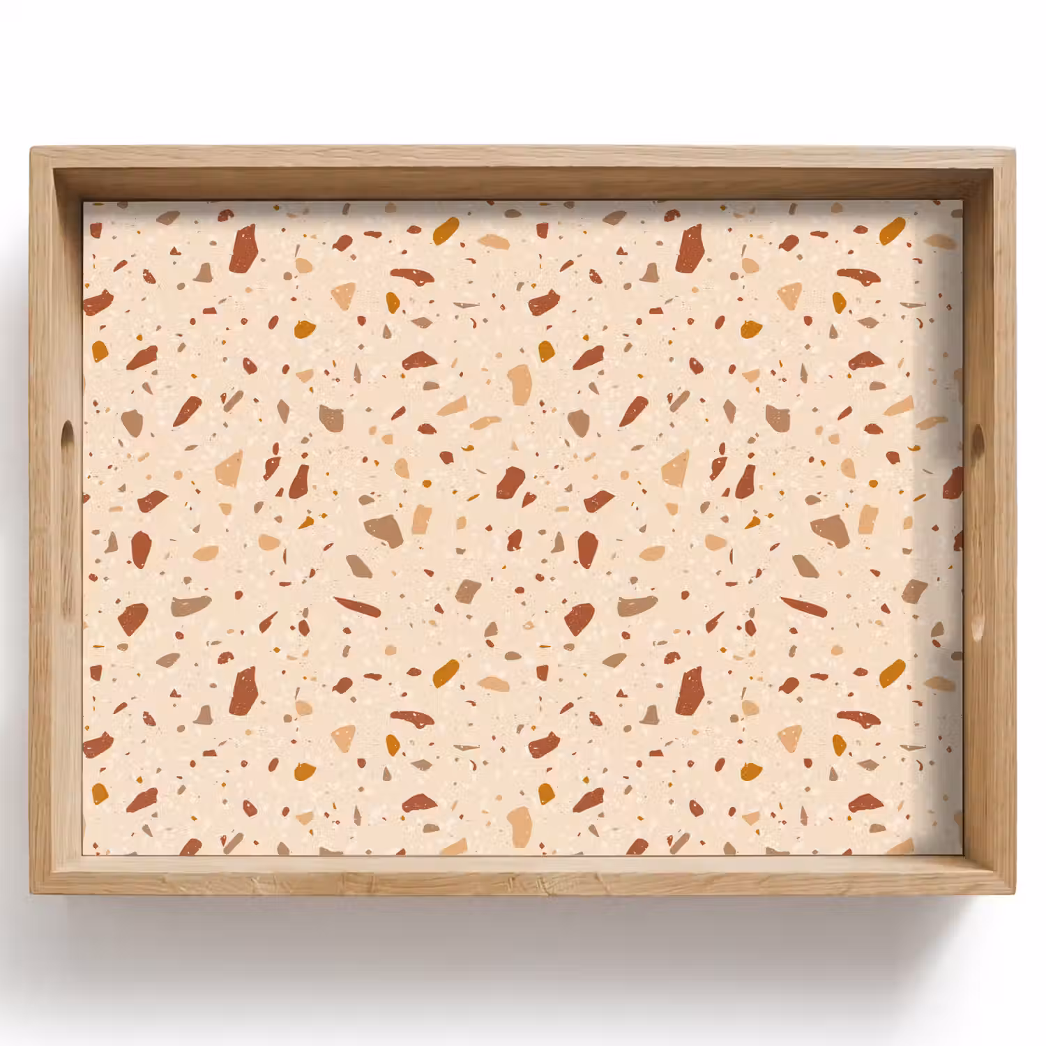 Terrazzo - Patroon - Kleurrijk - Steen Dienblad Rechthoek middel 911 -z3d_shopping