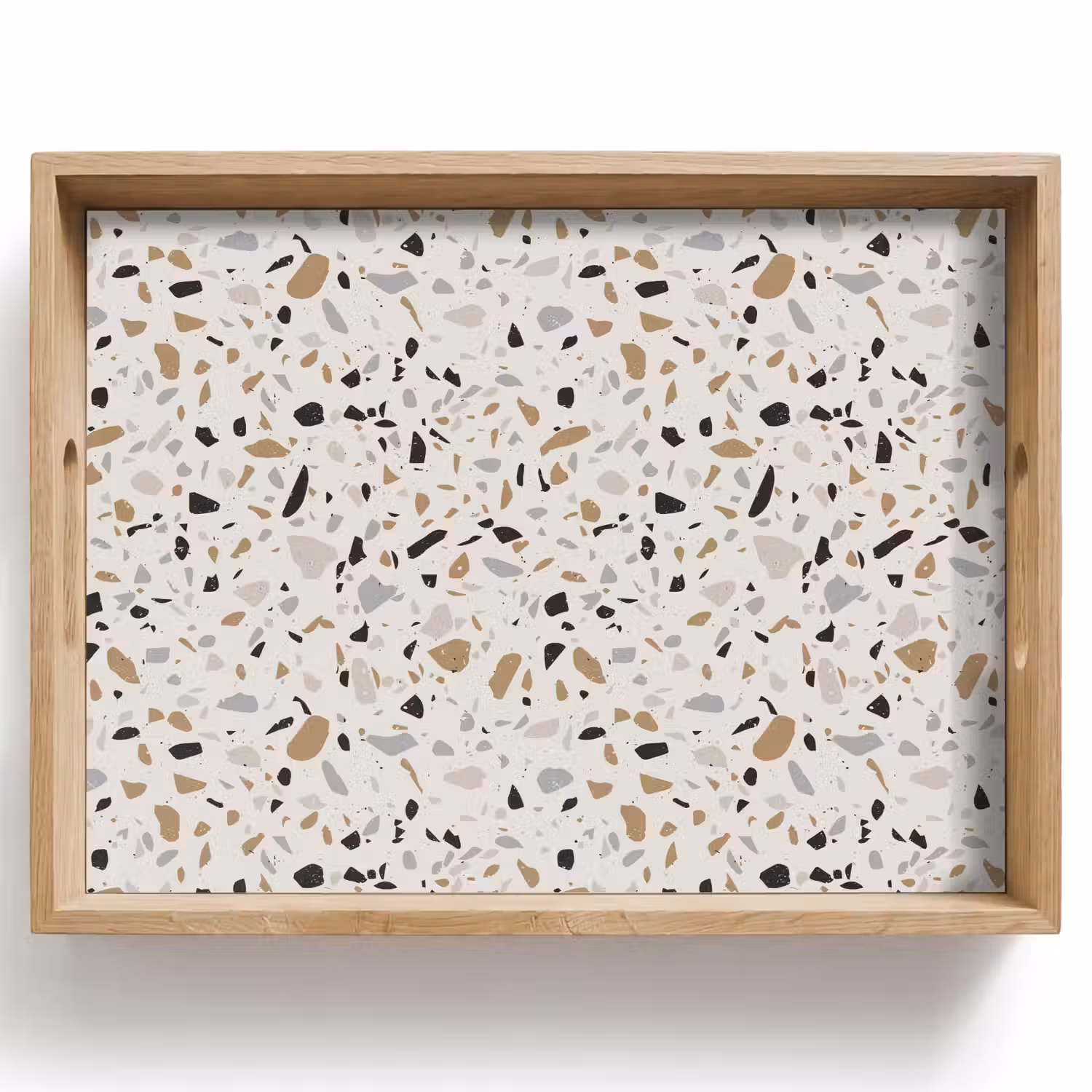 Terrazzo - Patroon - Staal Dienblad Rechthoek middel 911 -z3d_shopping