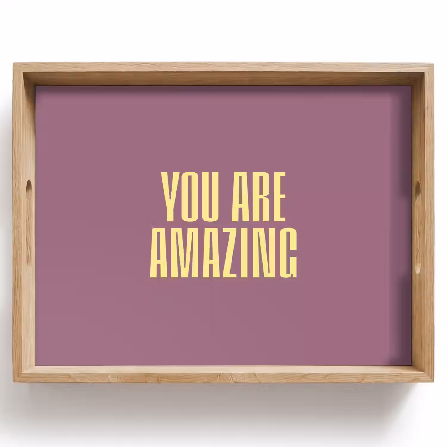 Tekst - Paars - Amazing Dienblad Rechthoek middel -z3d_shopping