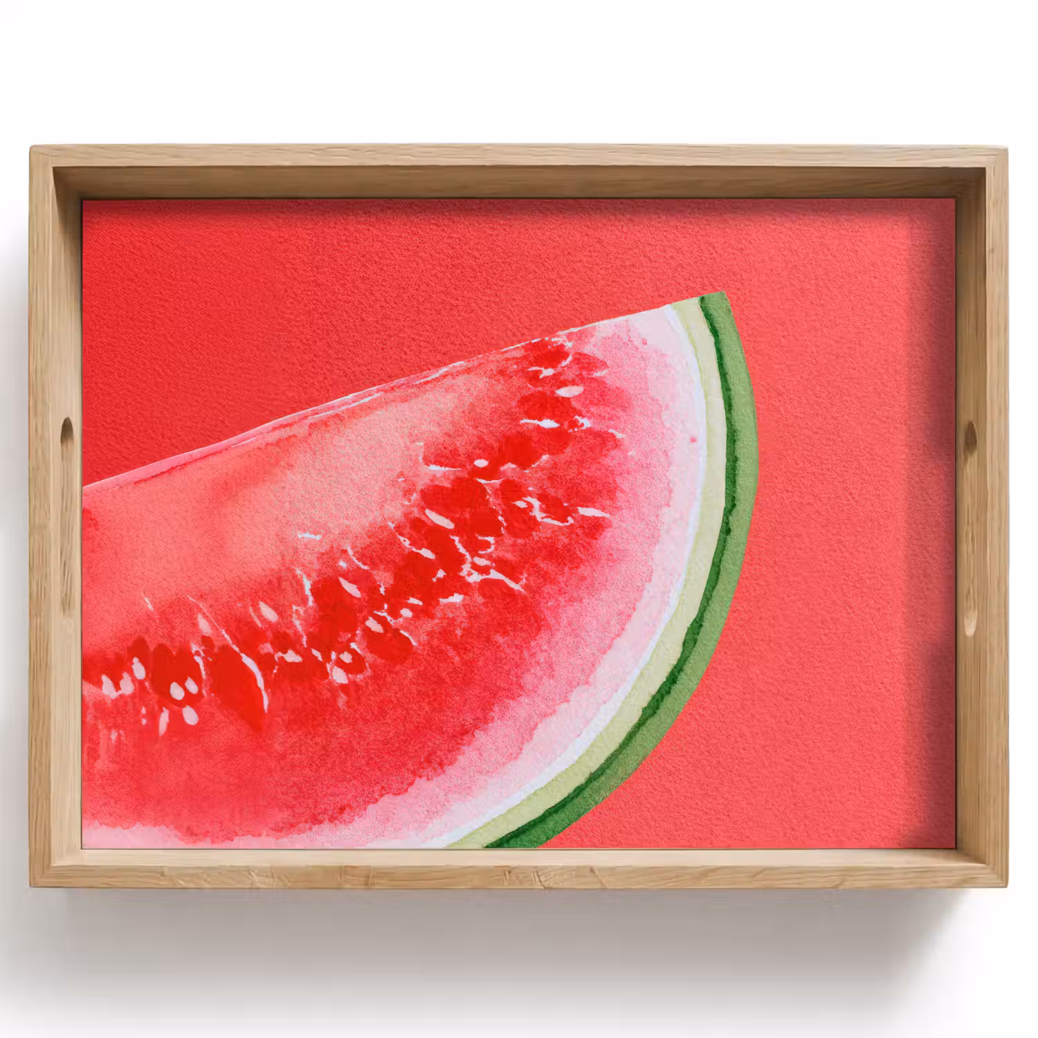 Watermeloen - Rood - Zomers Dienblad Rechthoek middel -z3d_shopping