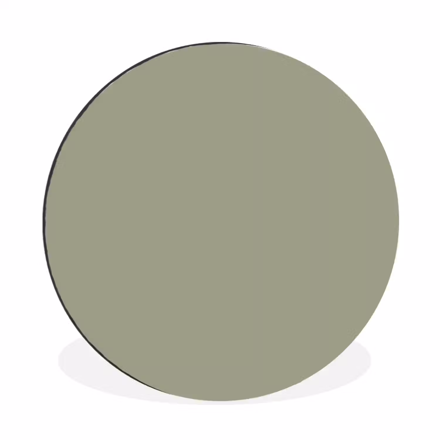 Sage - Mist - Groen Wandcirkel aluminium klein 190 -3d