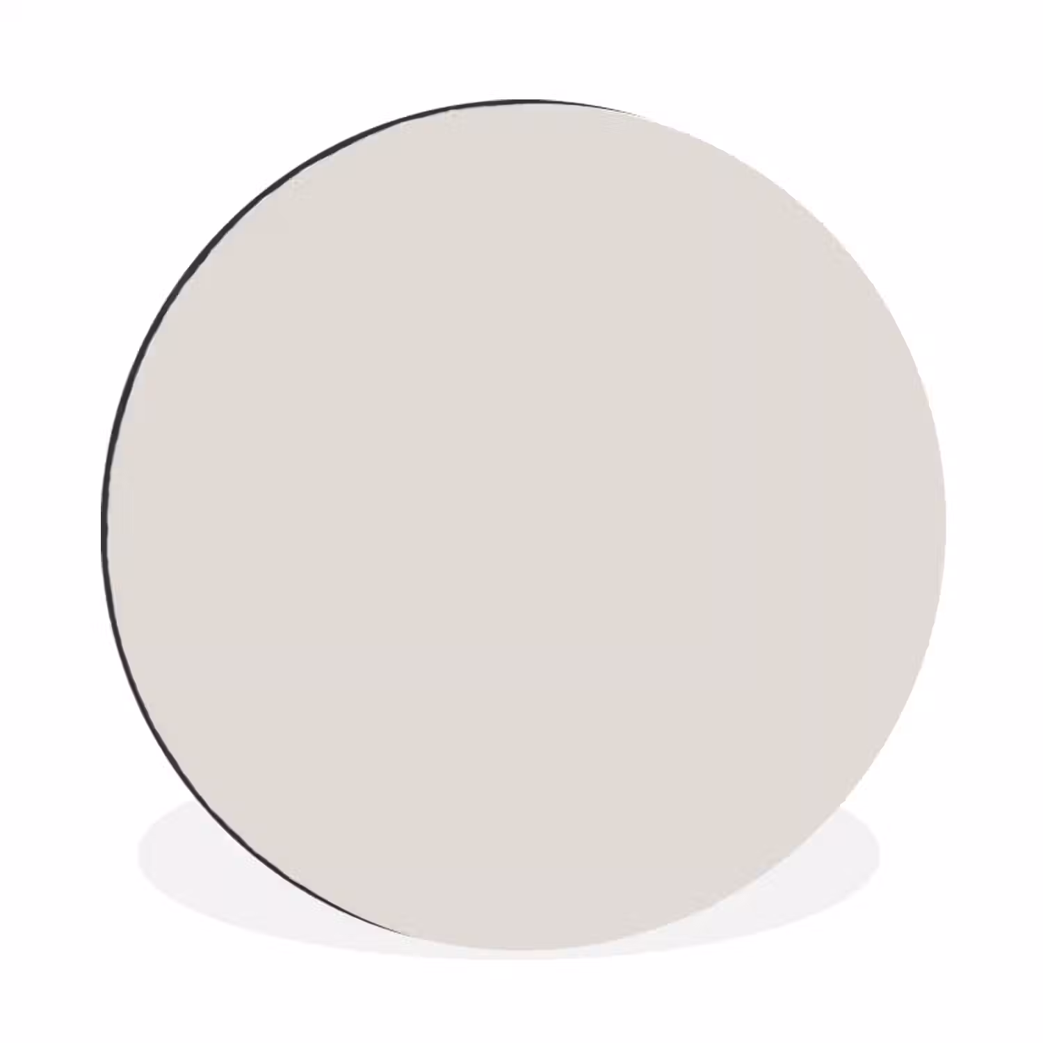 Silent - Sandstone - Grijs Wandcirkel aluminium klein 190 -3d