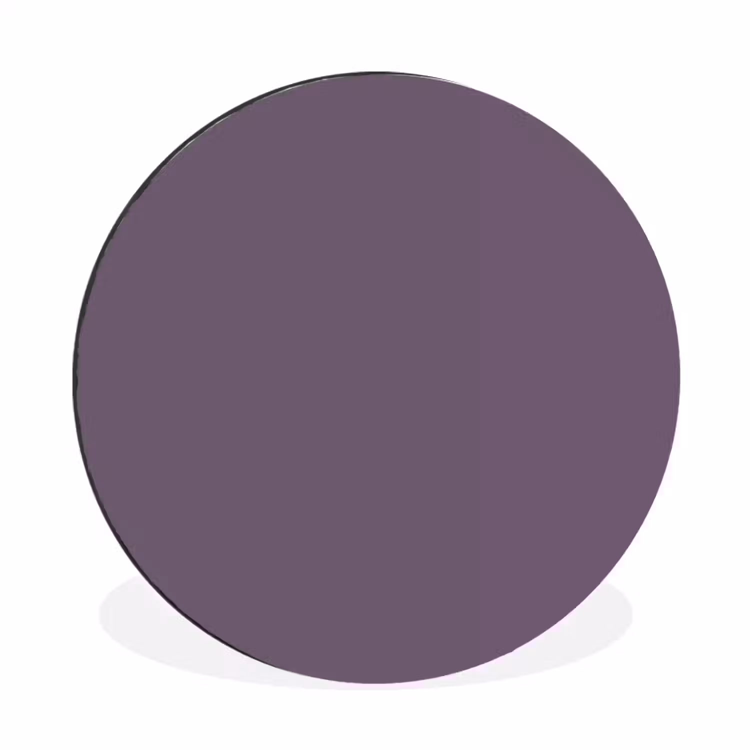Velvet - Aubergine - Paars Wandcirkel aluminium klein 190 -3d