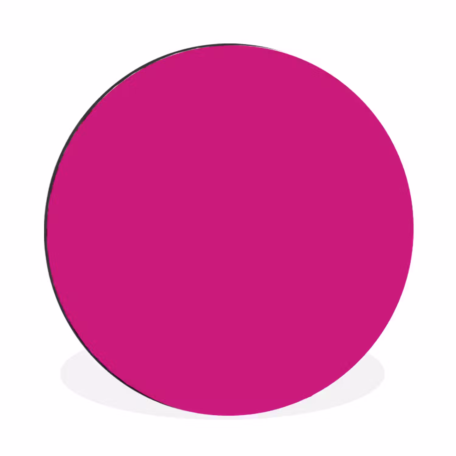 Velvet - Magenta - Roze Wandcirkel aluminium klein 190 -3d