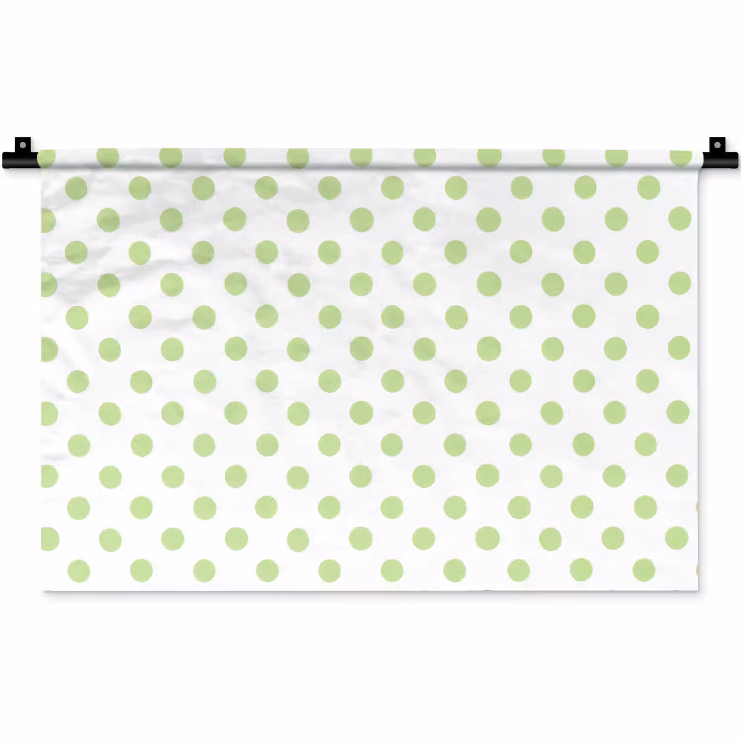 Dots - Klassiek - Groen Wandkleed katoen klein 269 -zz3d