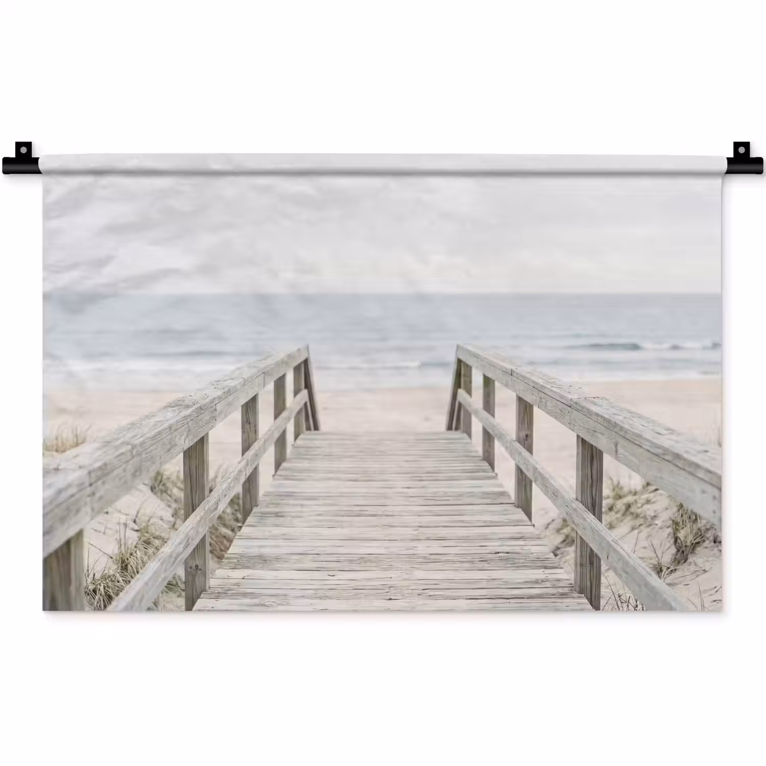 Duinen - Vlonder - Oceaan Wandkleed katoen klein -zz3d
