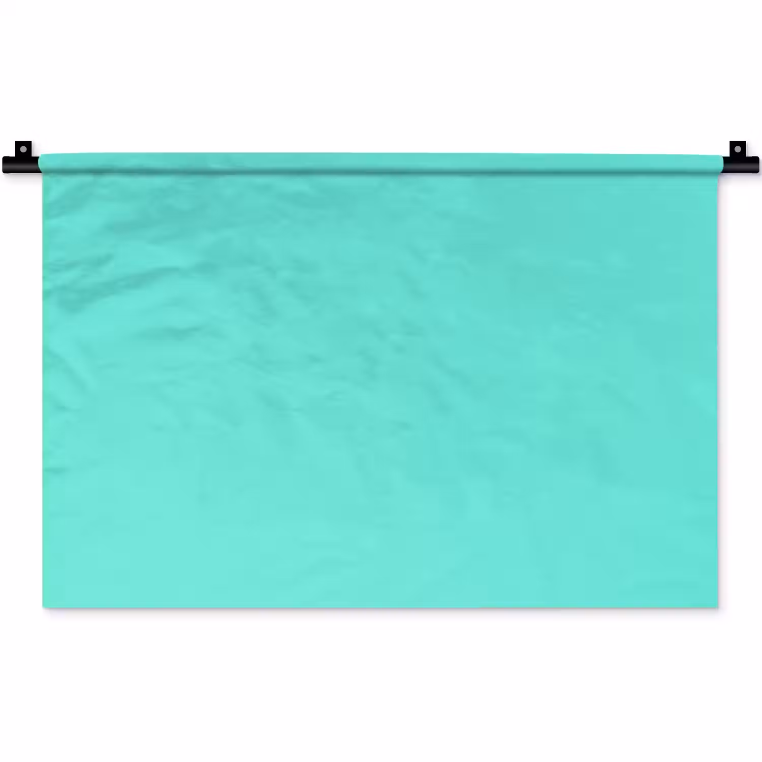Electric - Cyan - Turkoois Wandkleed katoen klein 269 -zz3d