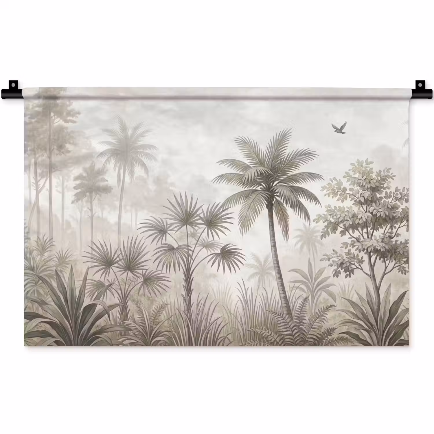 Jungle - Palmbomen - Natuur Wandkleed katoen klein -zz3d