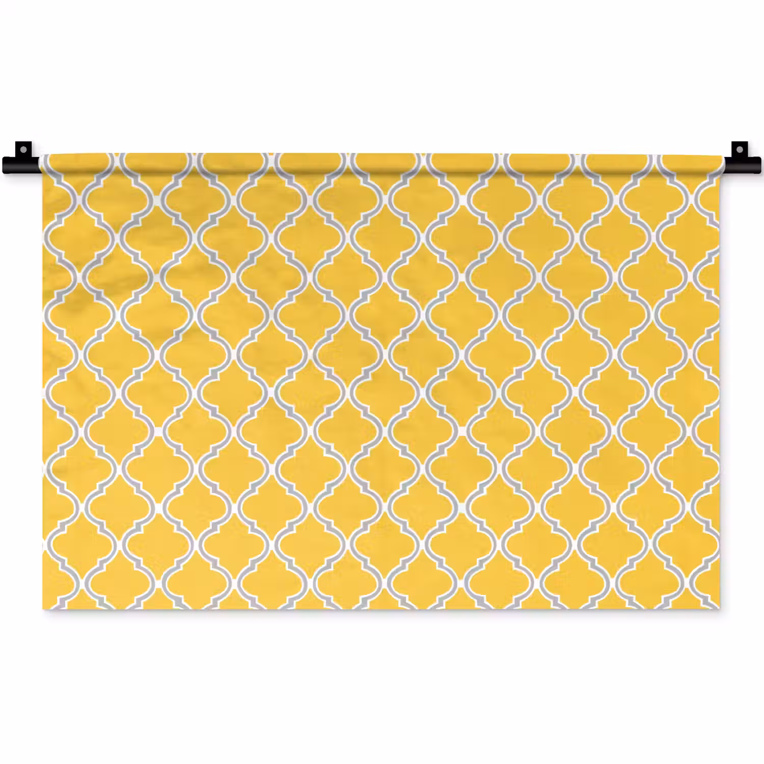 Lantaarn - Arabesk - Elegant - Geel Wandkleed katoen klein 269 -zz3d
