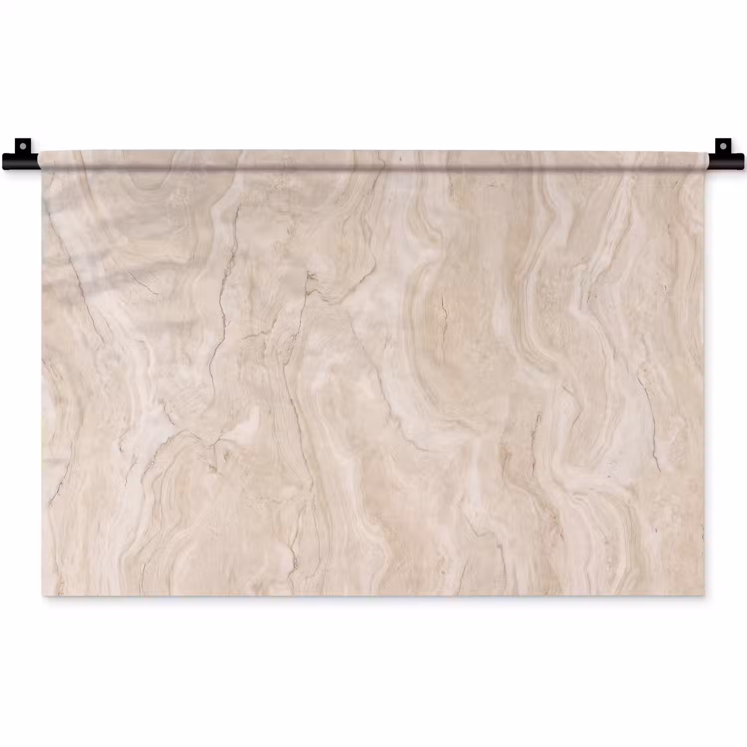 Marmer - Patroon - Beige - Steen - Abstract Wandkleed katoen klein -zz3d
