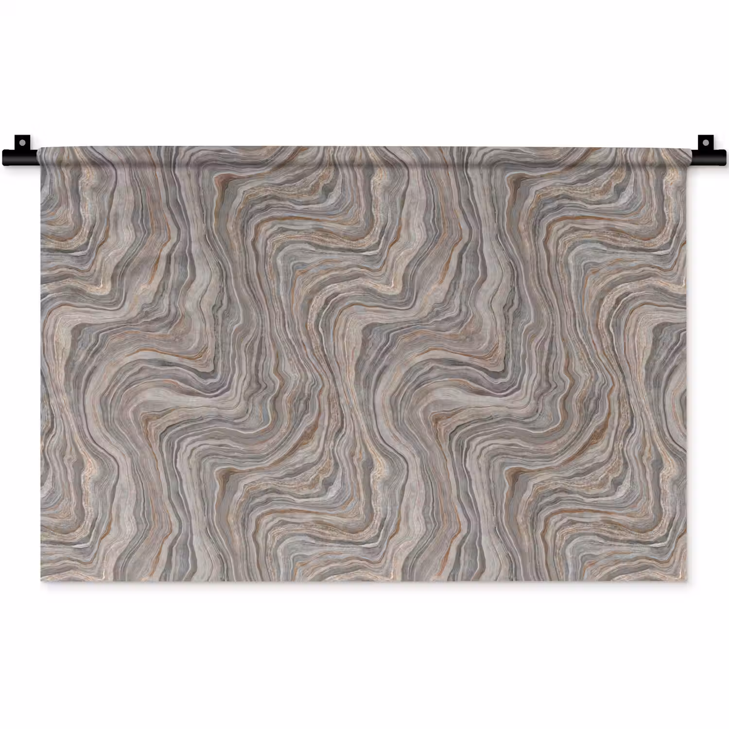 Patroon - Textuur - Grijs Wandkleed katoen klein 269 -zz3d