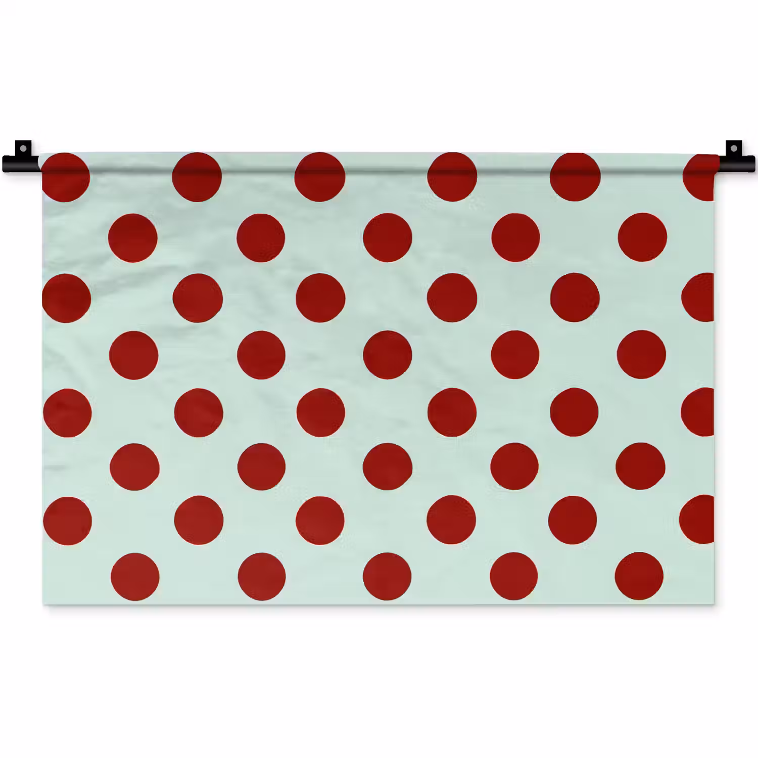Polka - Dots - Rood Wandkleed katoen klein 269 -zz3d