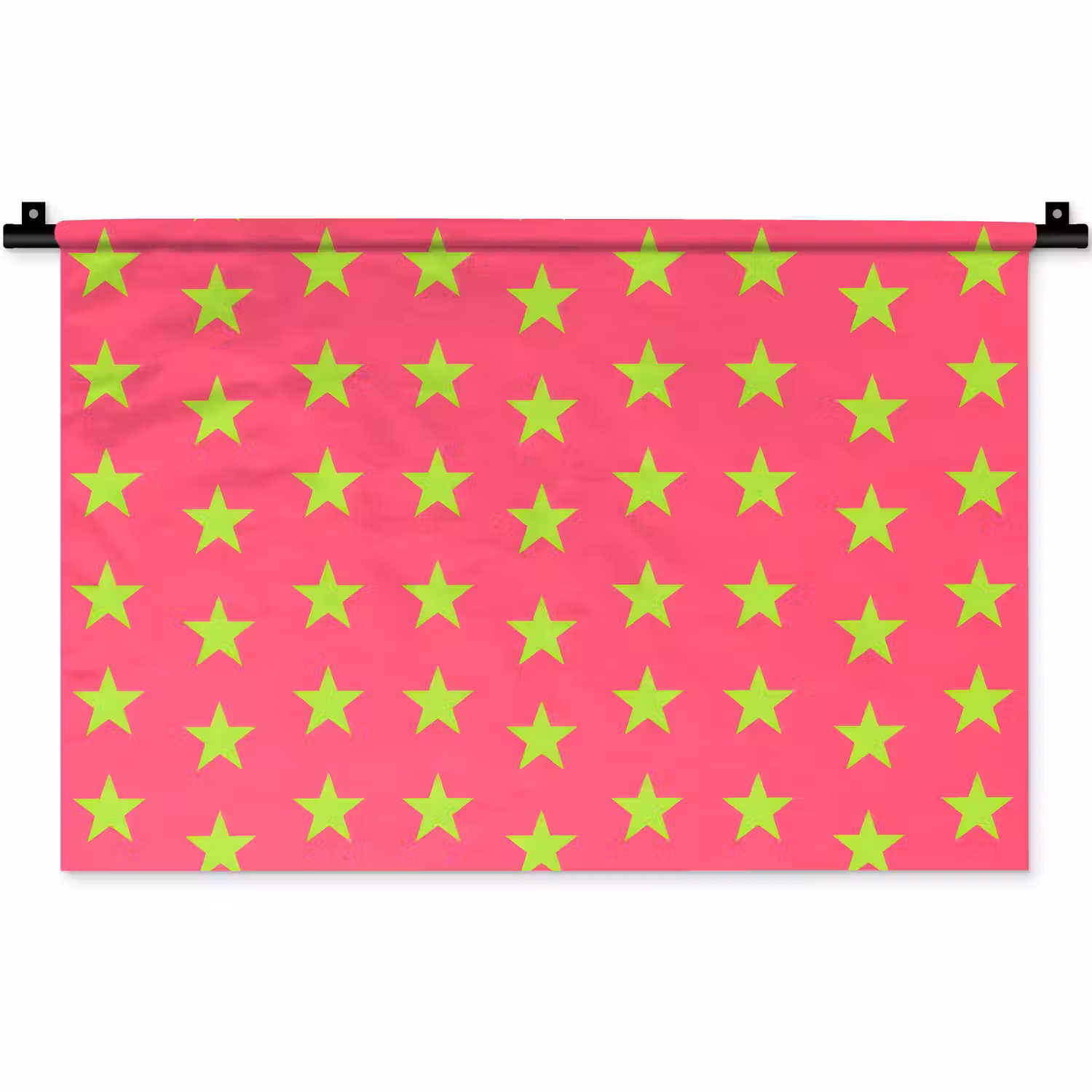 Sterren - Patroon - Roze Wandkleed katoen klein 269 -zz3d