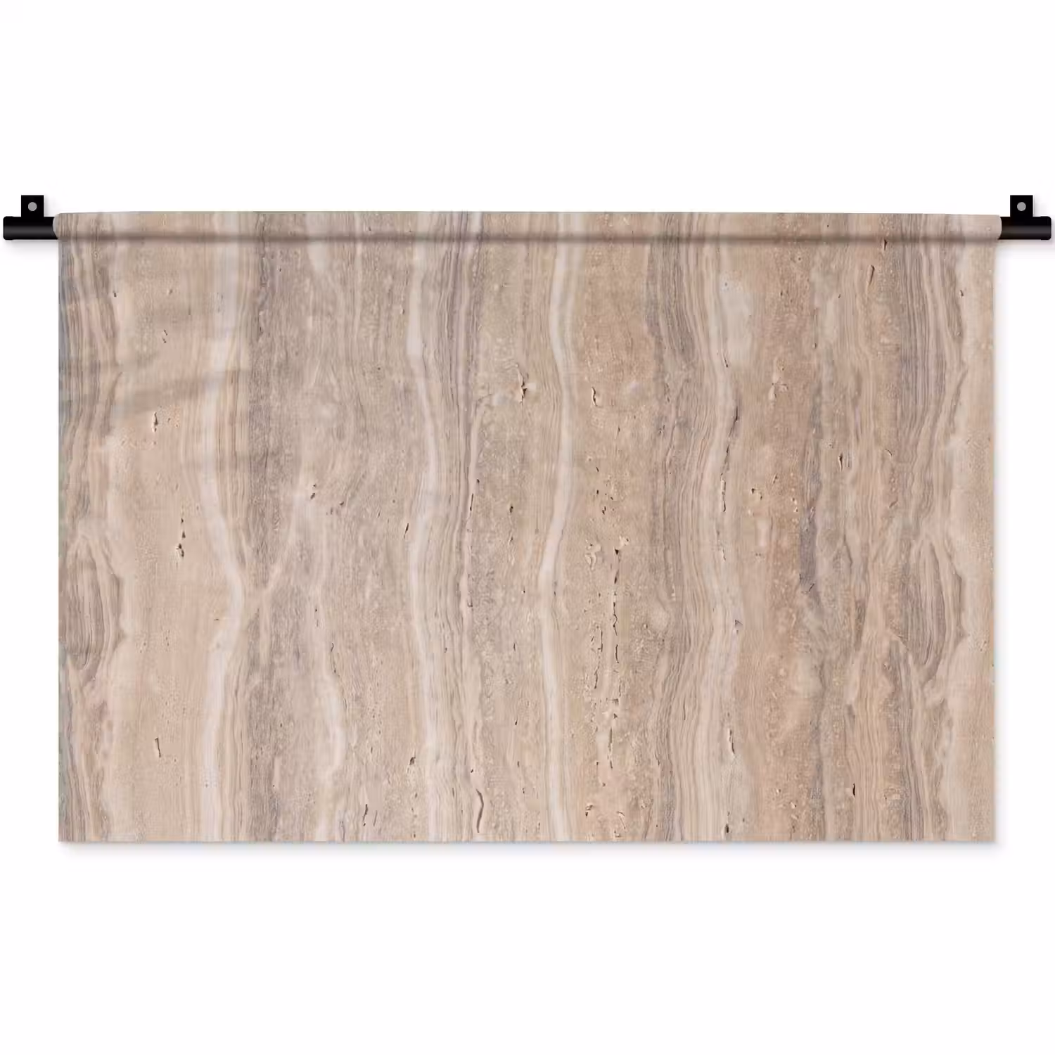 Steen - Patroon - Textuur - Natuurlijk - Beige Wandkleed katoen klein -zz3d
