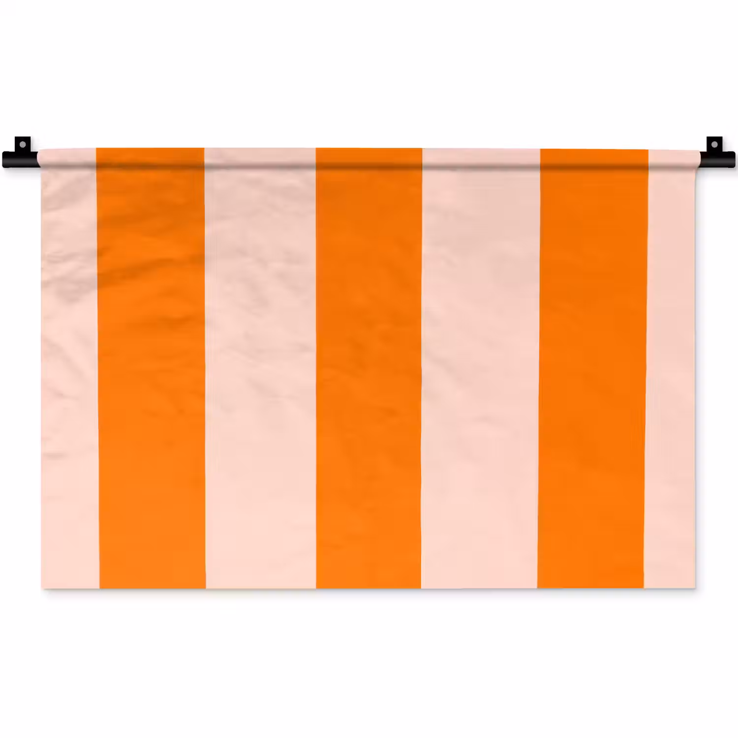 Strepen - Modern - Oranje Wandkleed katoen klein 269 -zz3d