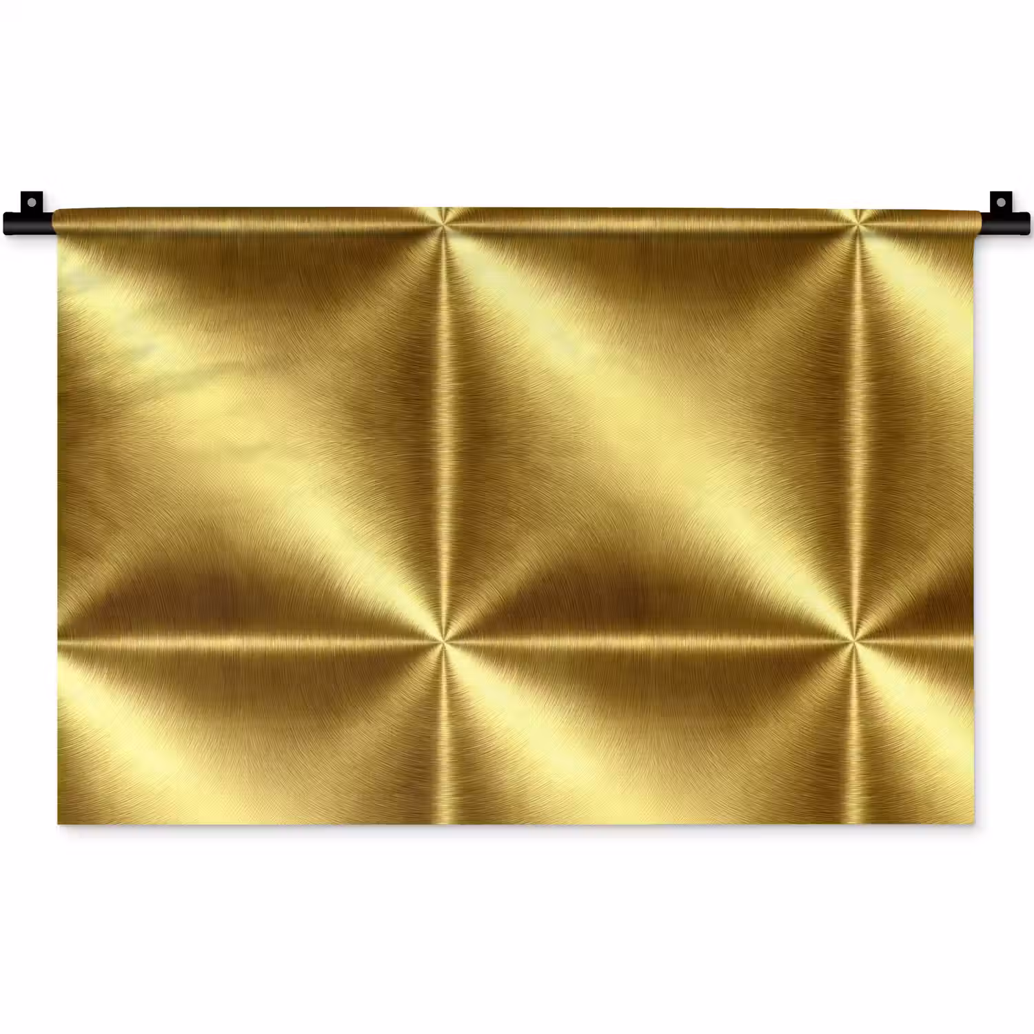Textuur - Geborsteld Goud - Industrieel - Metallic Wandkleed katoen klein 269 -zz3d