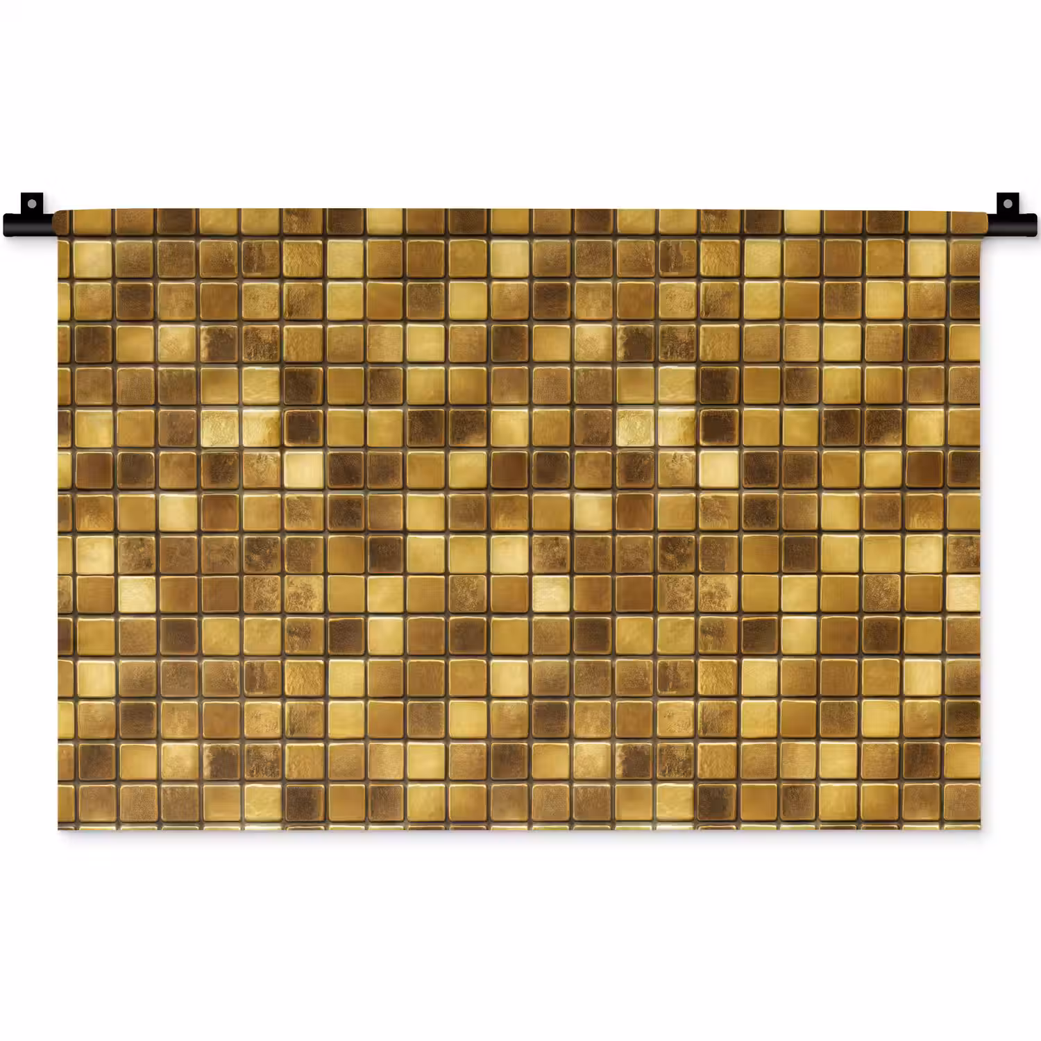 Tegels - Mozaïek - Luxe - Warm Goud Wandkleed katoen klein 269 -zz3d