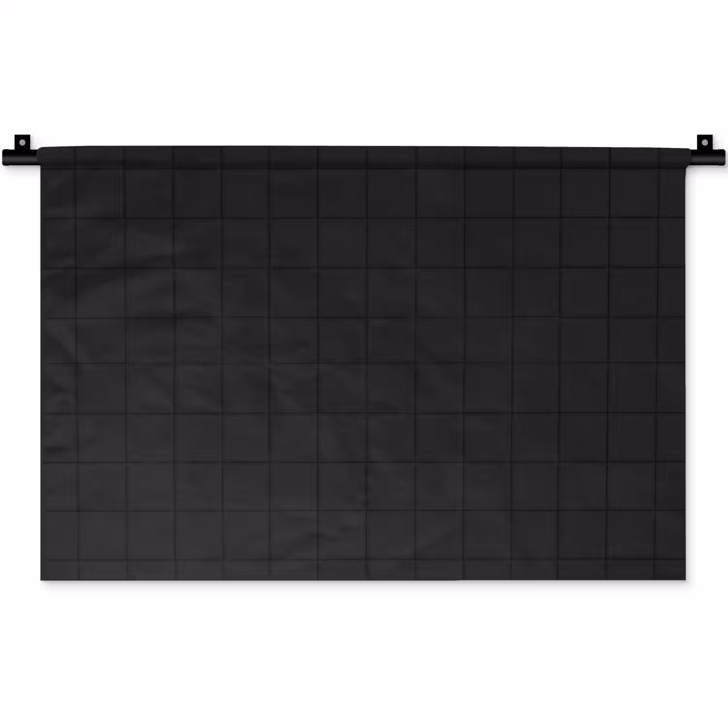 Tegels - Patroon - Mat - Zwart Wandkleed katoen klein 269 -zz3d
