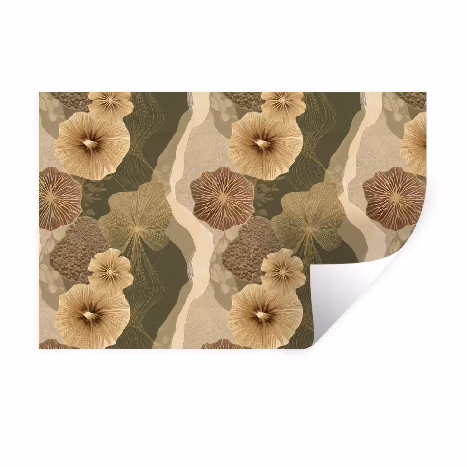 Abstract - Modern - Groen Muursticker klein 286 -3d