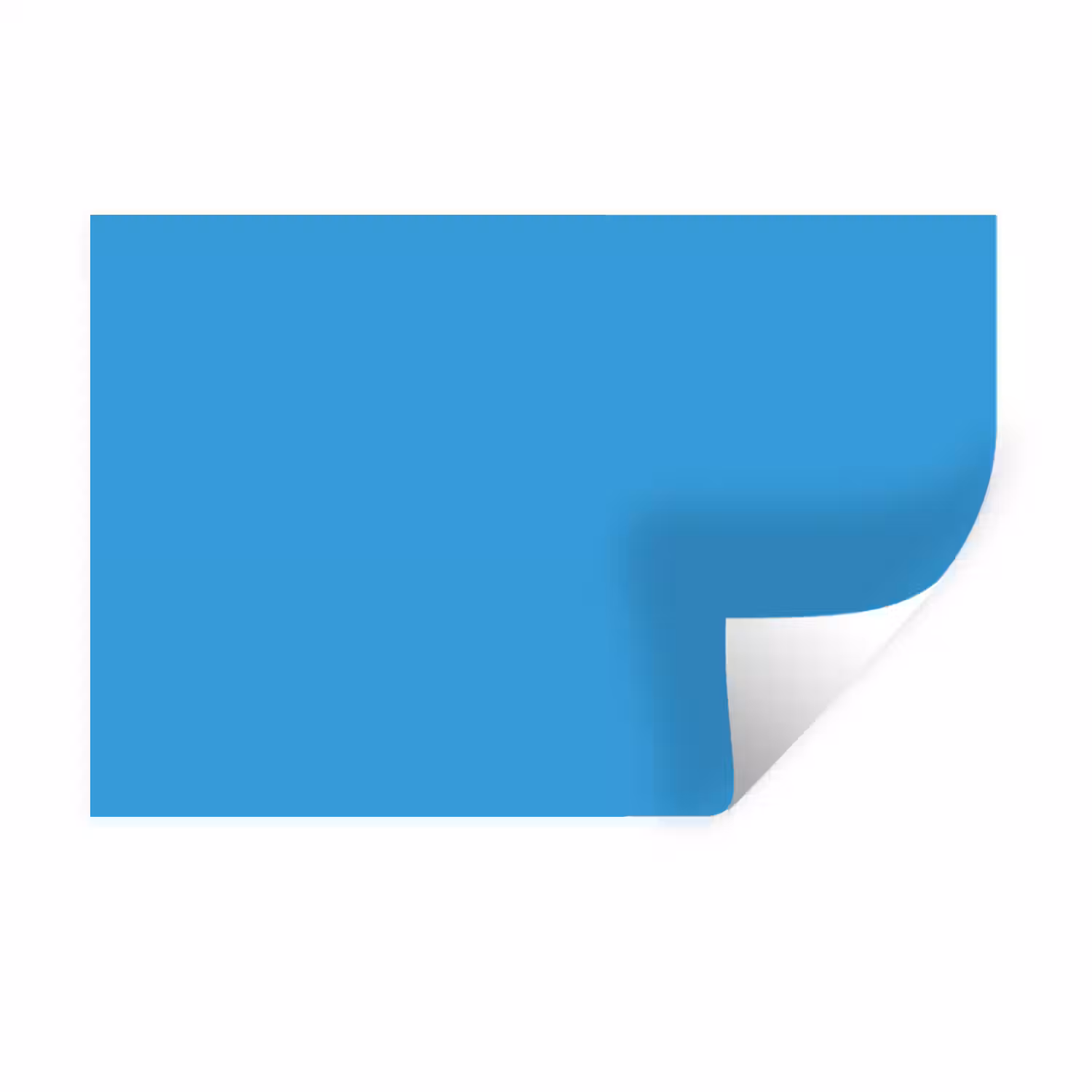 Cerulean - Breeze - Blauw Muursticker klein 286 -3d