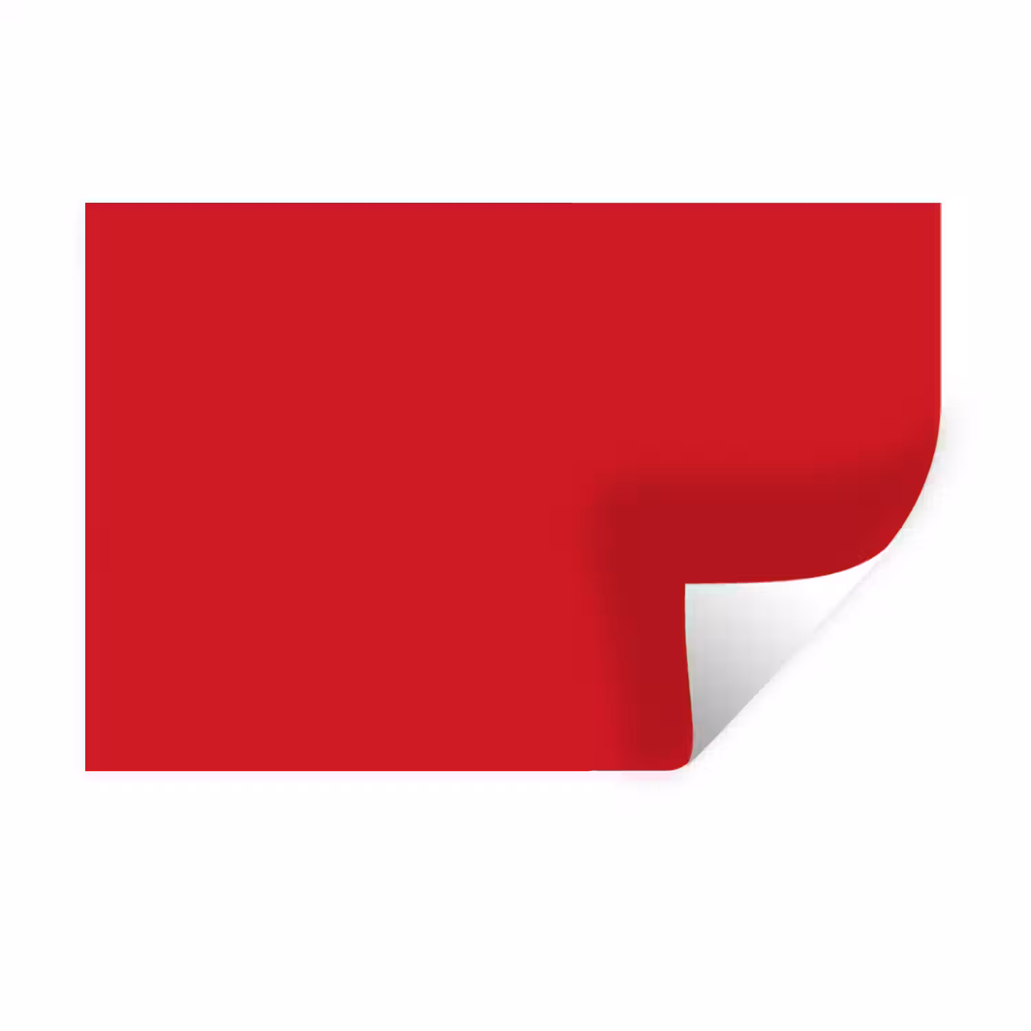 Crimson - Velvet - Rood Muursticker klein 286 -3d