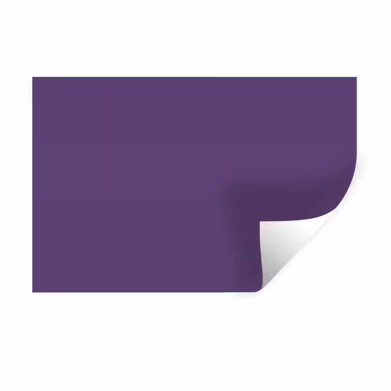 Deep - Plum - Paars Muursticker klein 286 -3d