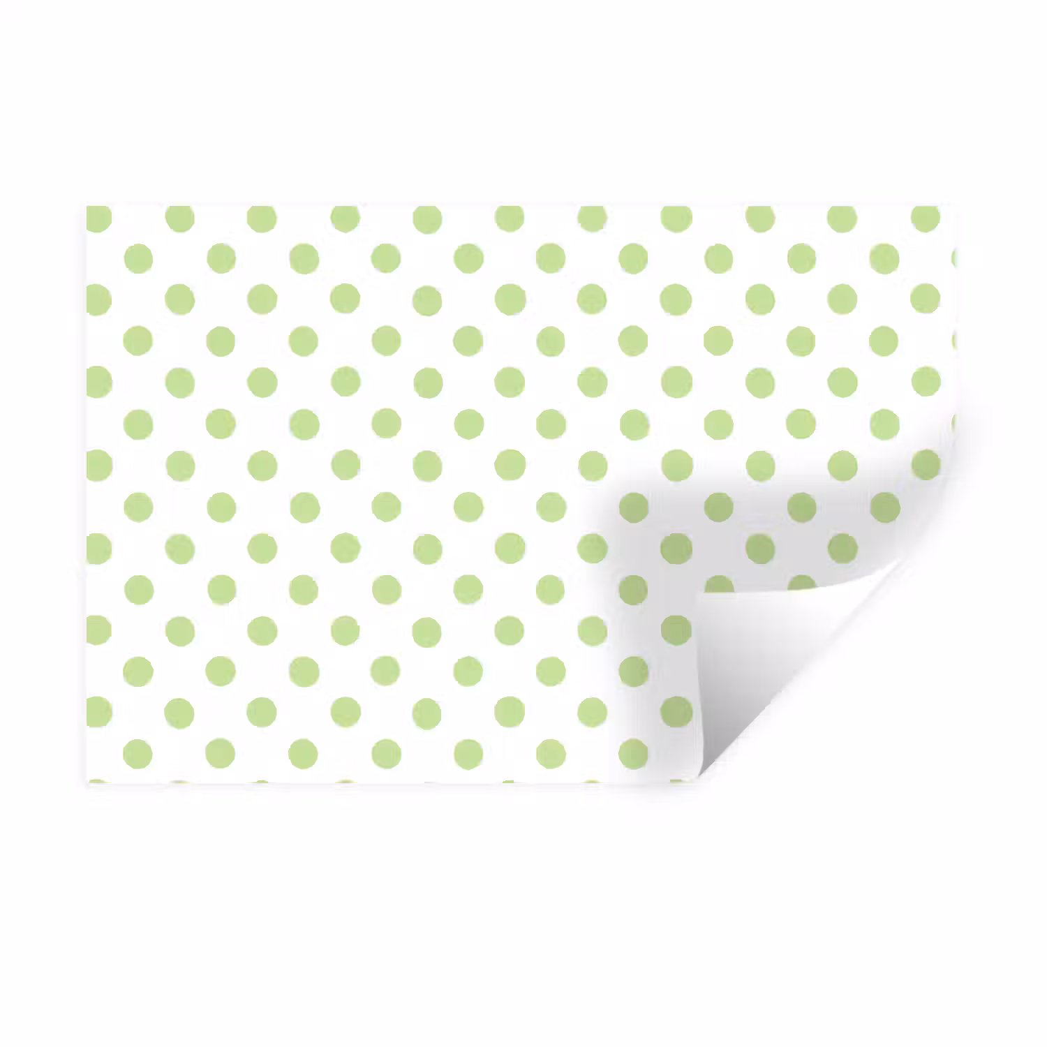 Dots - Klassiek - Groen Muursticker klein 286 -3d