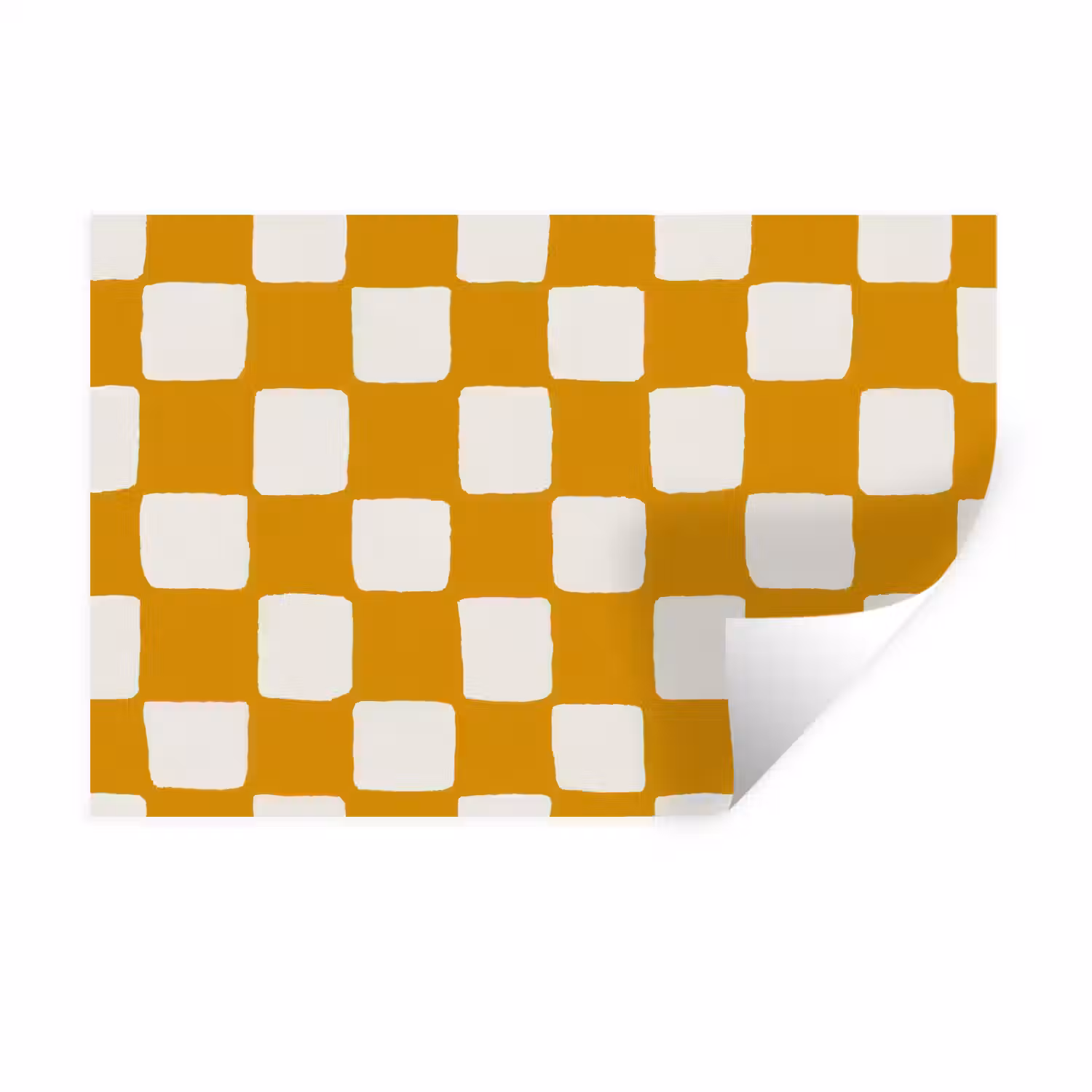 Grafisch - Patroon - Oker Muursticker klein 286 -3d