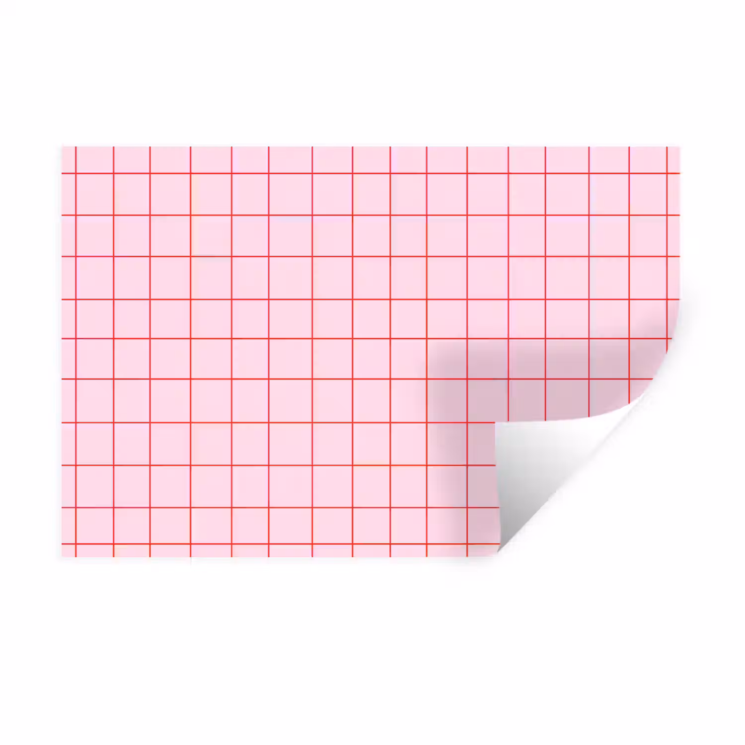 Raster - Patroon - Roze Muursticker klein 286 -3d