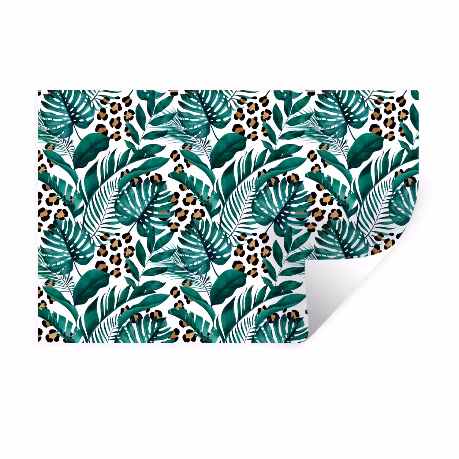 Bladeren - Tropisch - Jungle Muursticker klein -3d